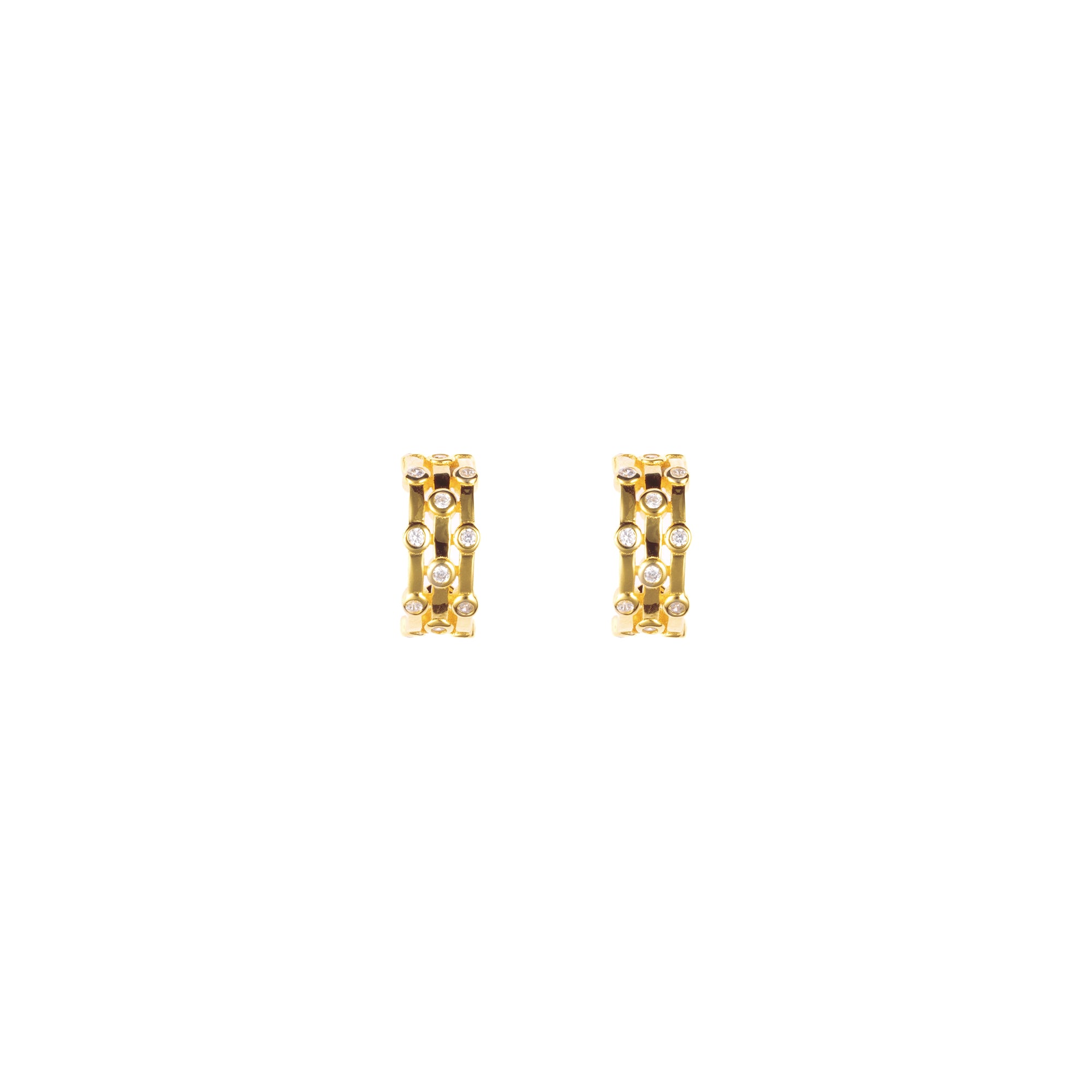 Grid Curve Earrings