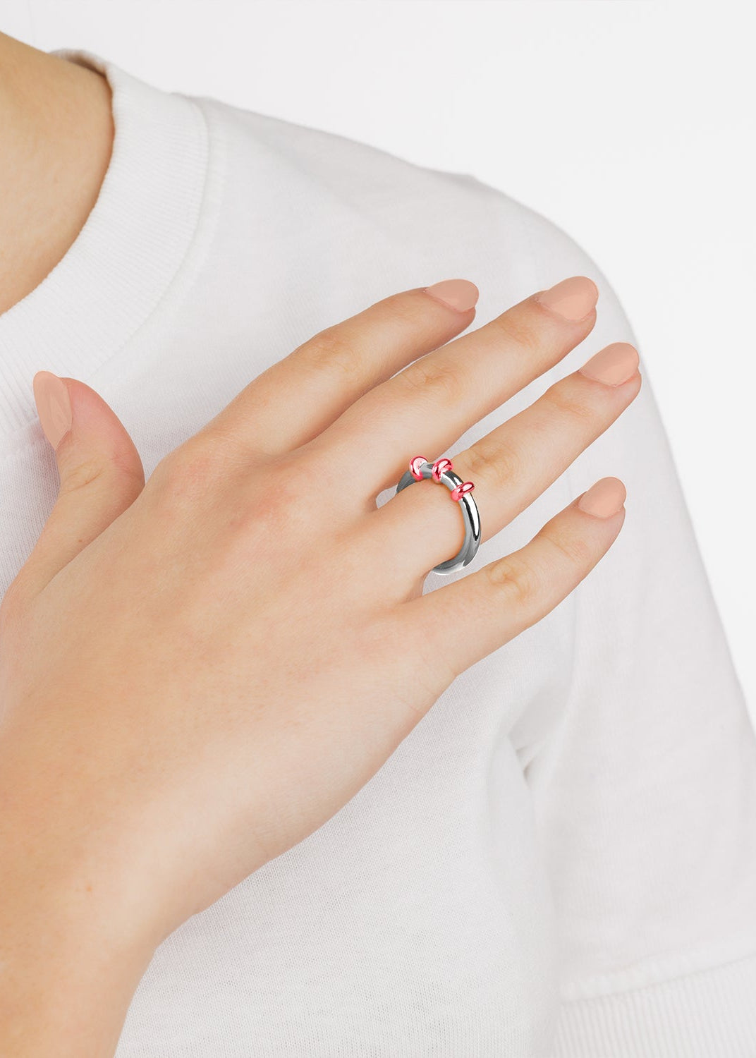 Pink Band Ring