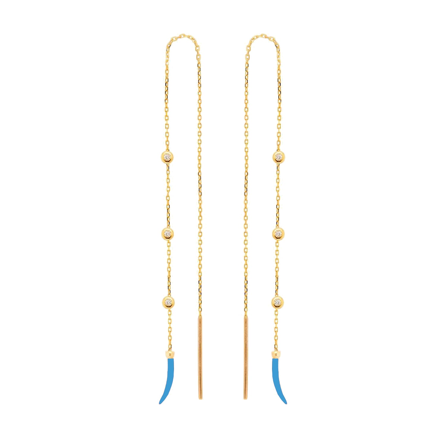 Chain Crystal Earring