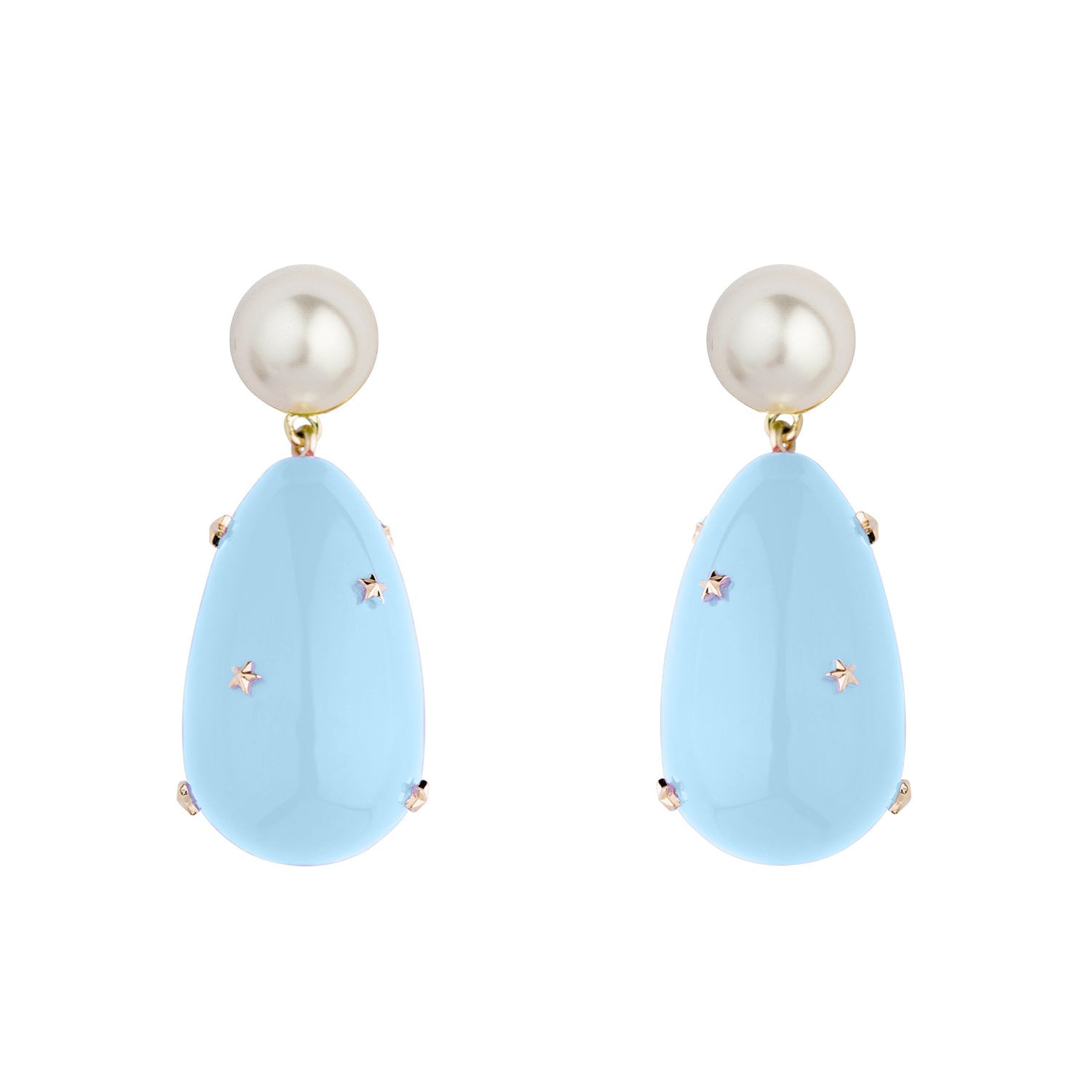 Large Galaxy Drop Earrings