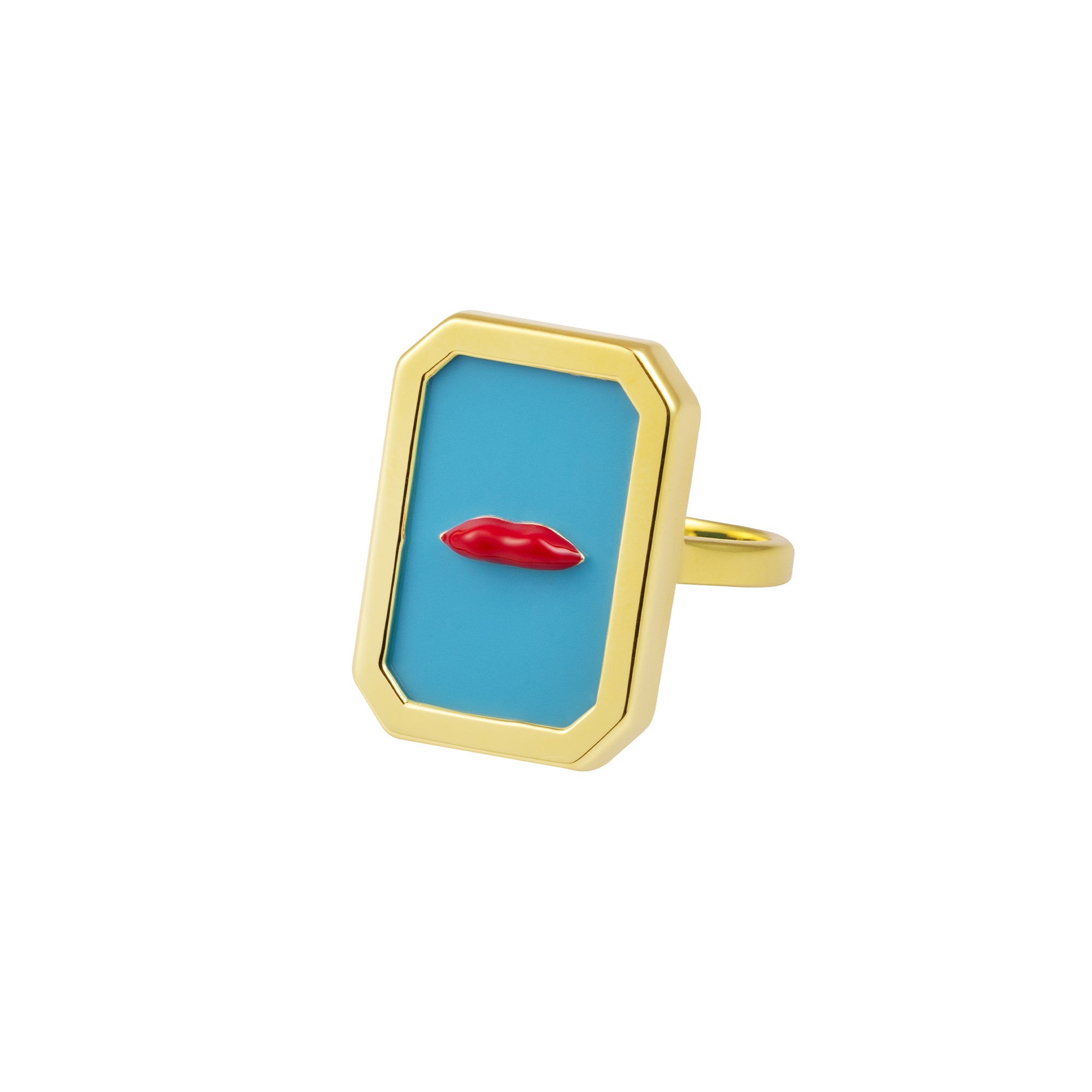Turquoise Lip Ring