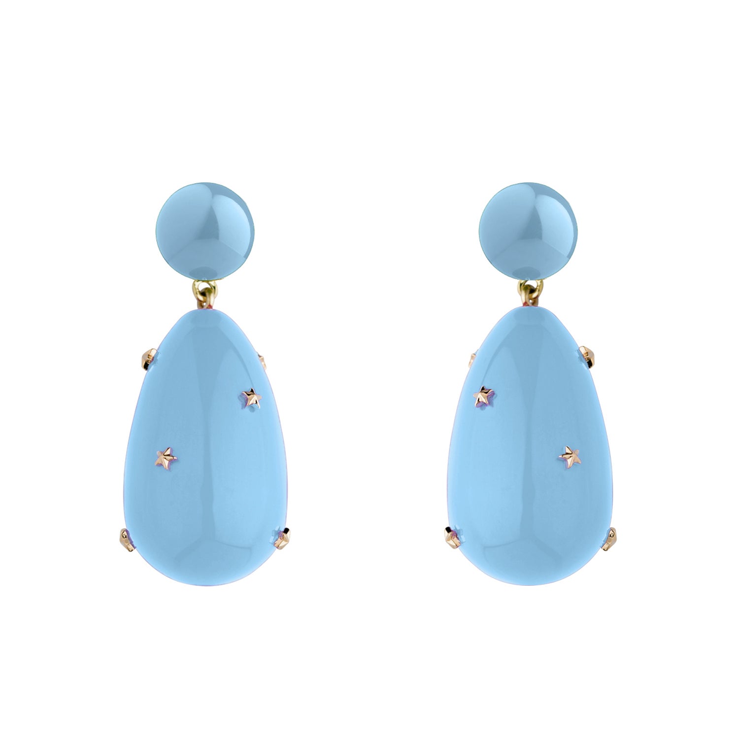 Large Galaxy Drop Earrings