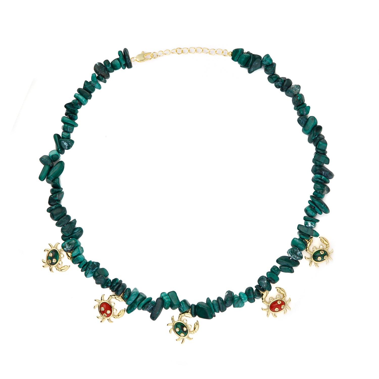 Malachite Sea Animal Necklace