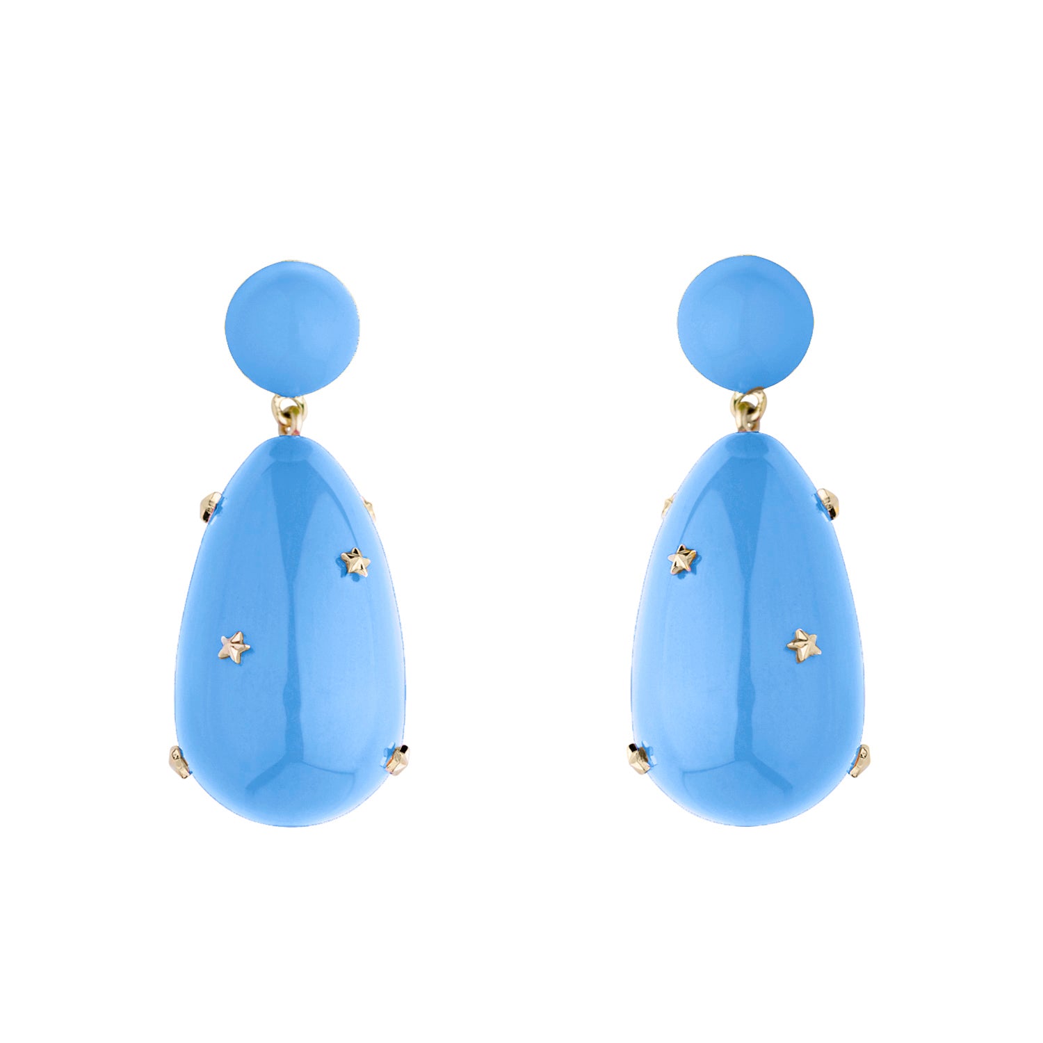 Large Galaxy Drop Earrings