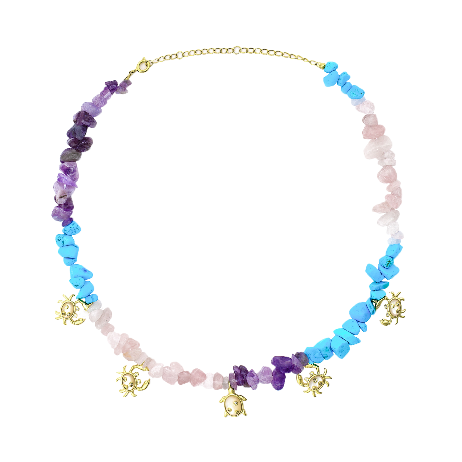 Pastel Sea Animal Necklace