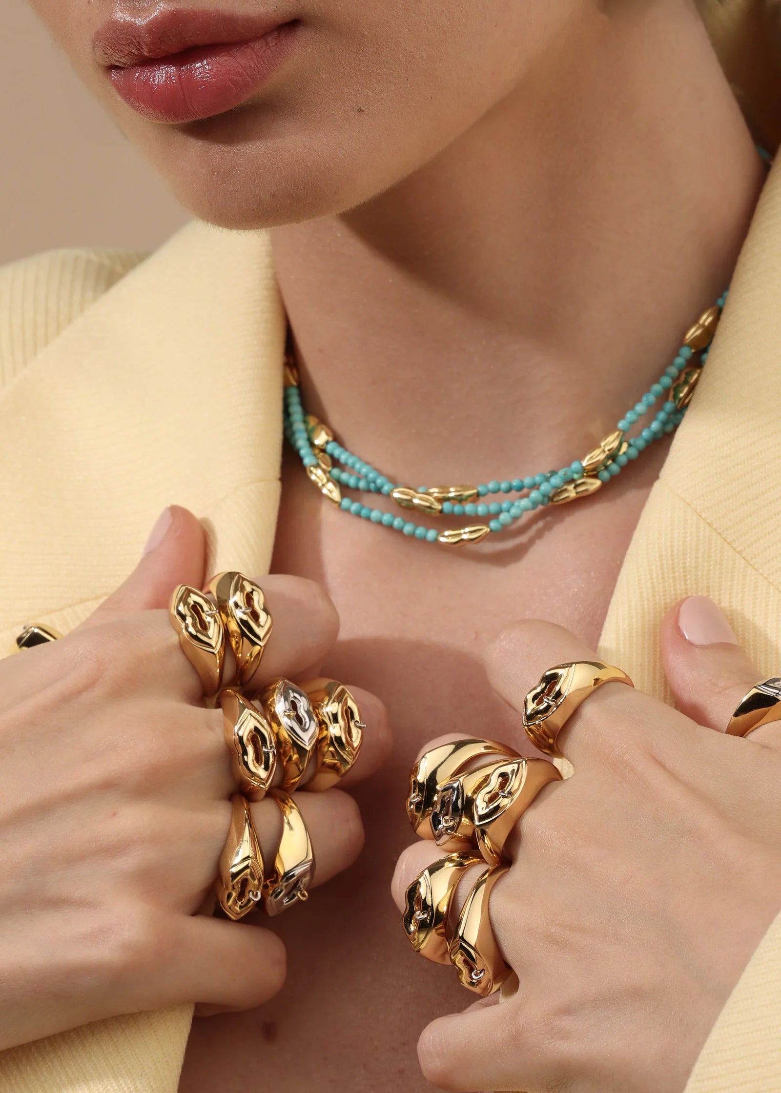 Turquoise Kiss Me Necklace