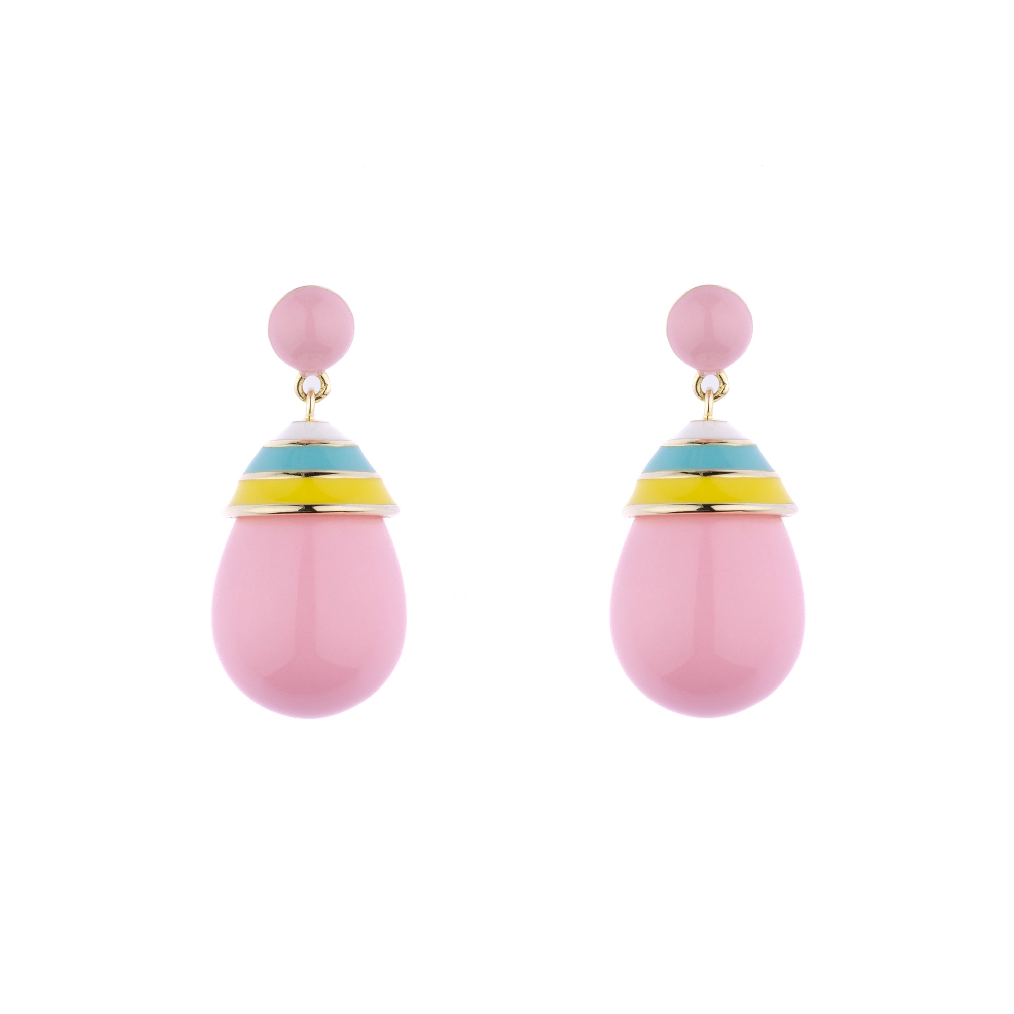 'Strawberry Lemon' Gelato Drop Earrings