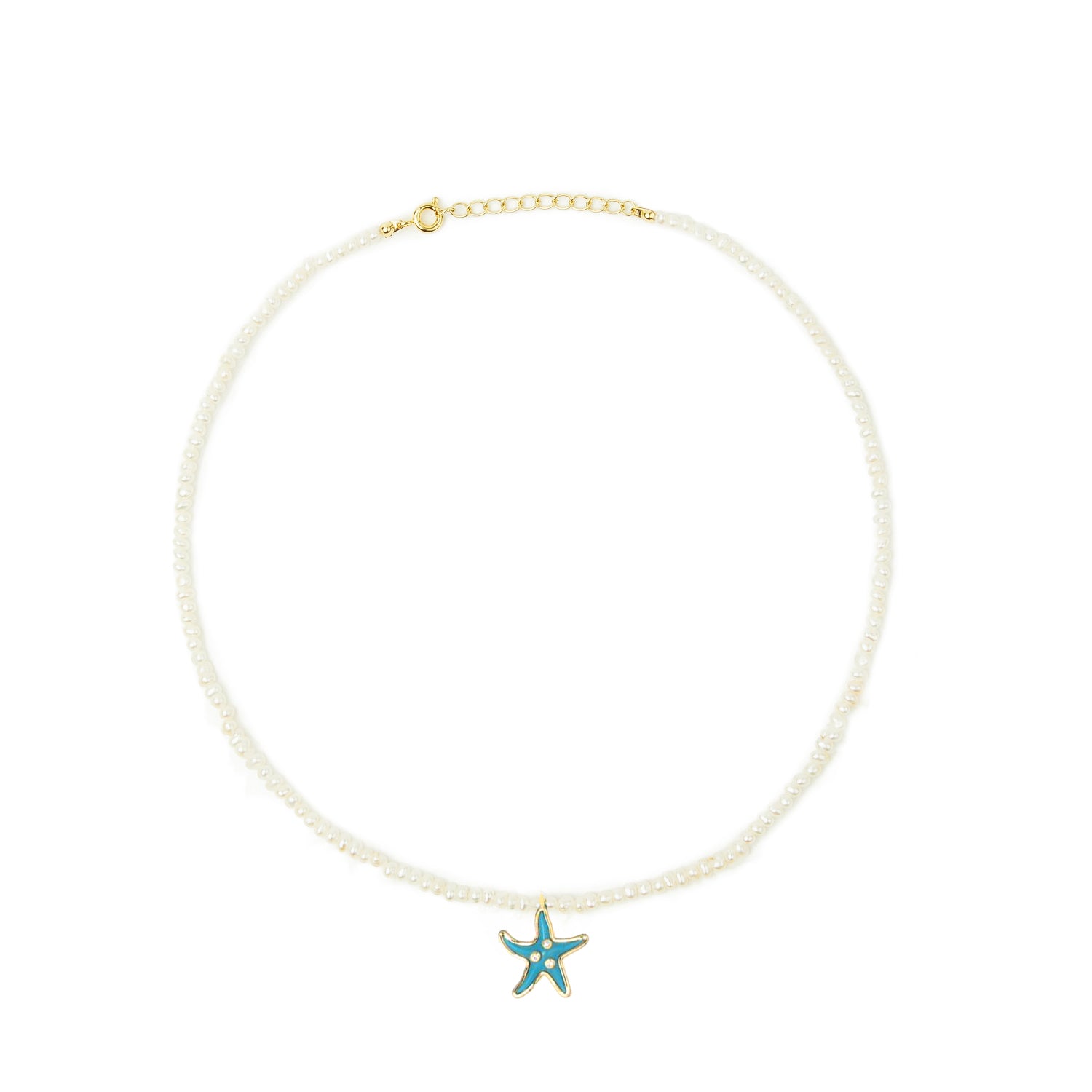 Starfish Pearl Necklace