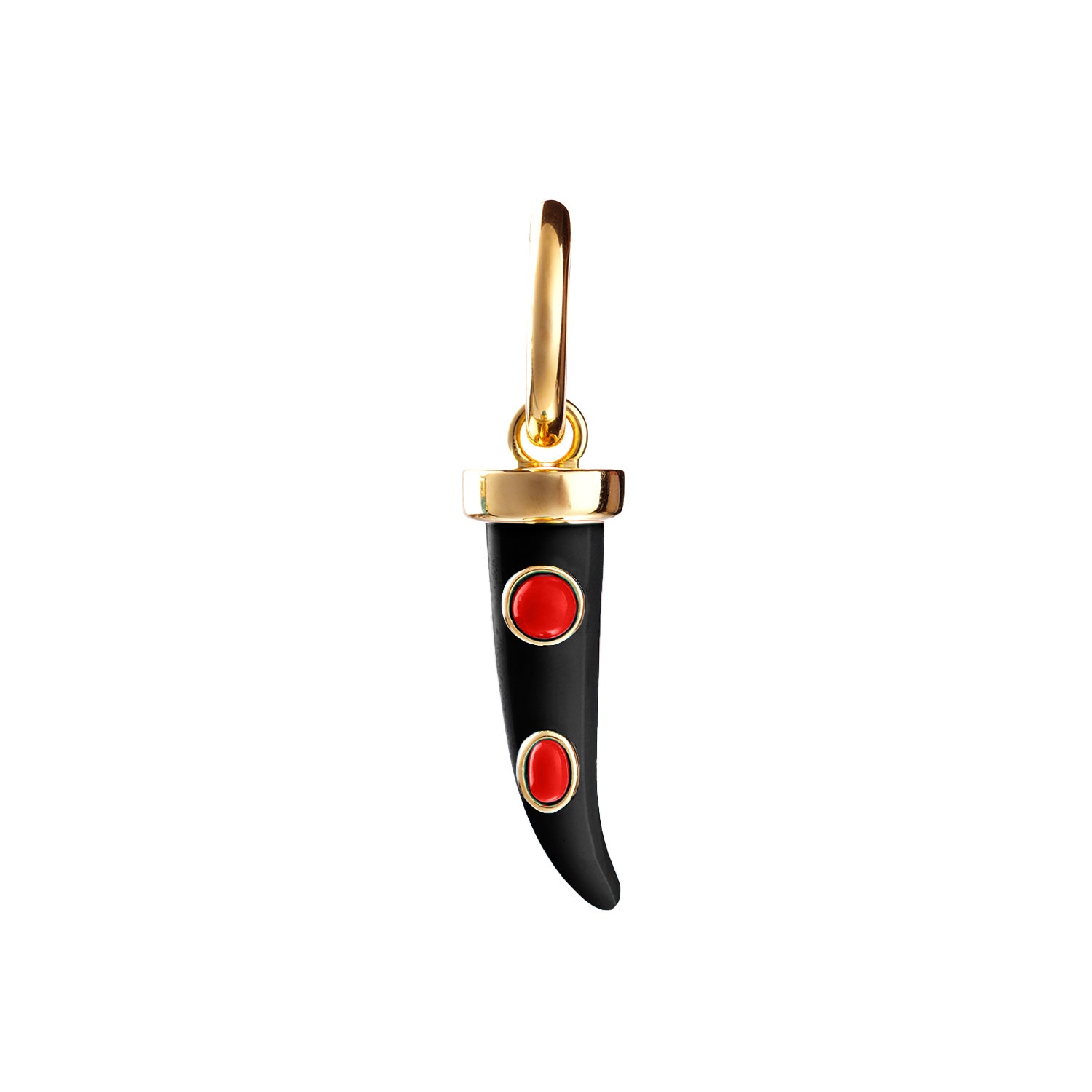 Single Fang Charm Earring