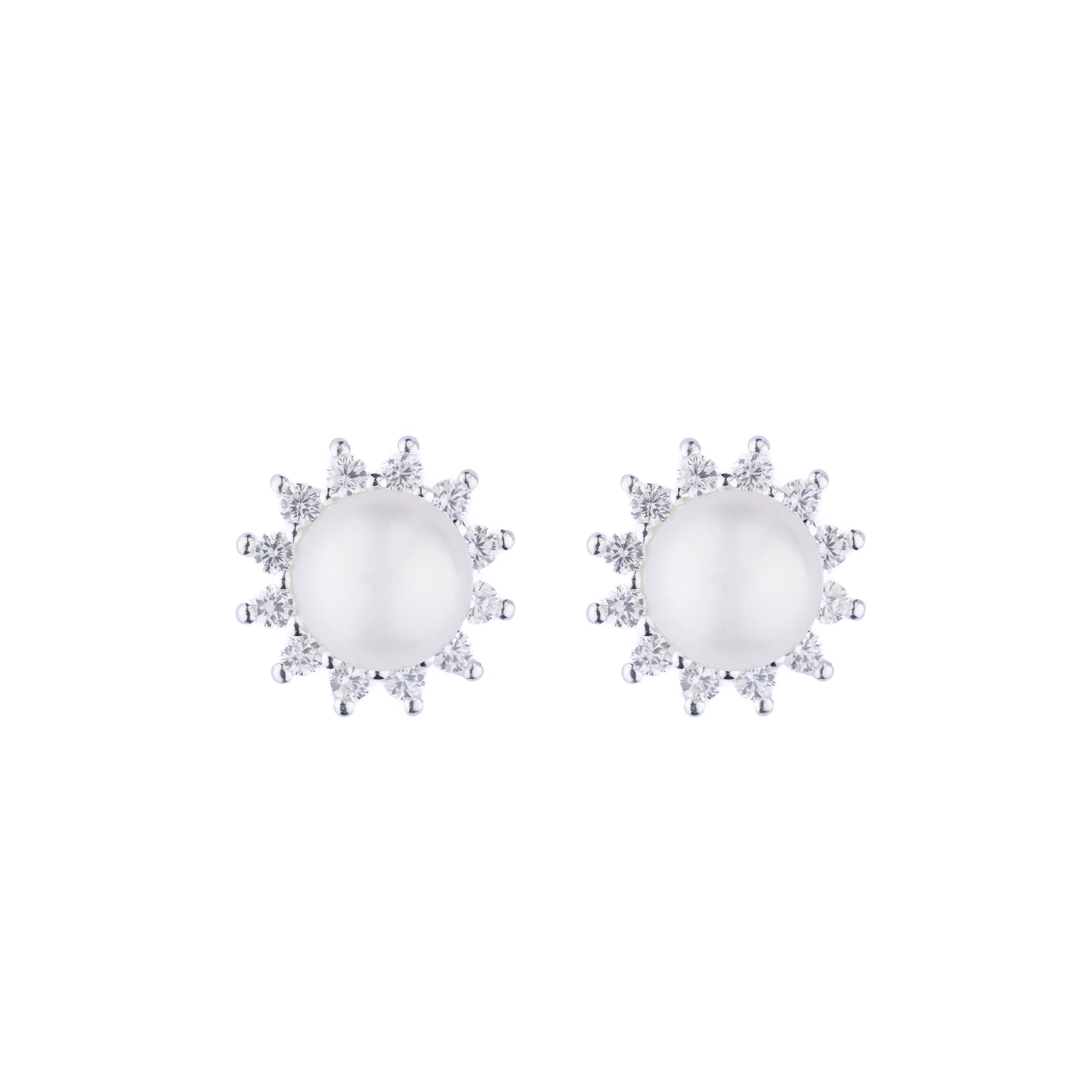 Sunflower Pearl Earrings