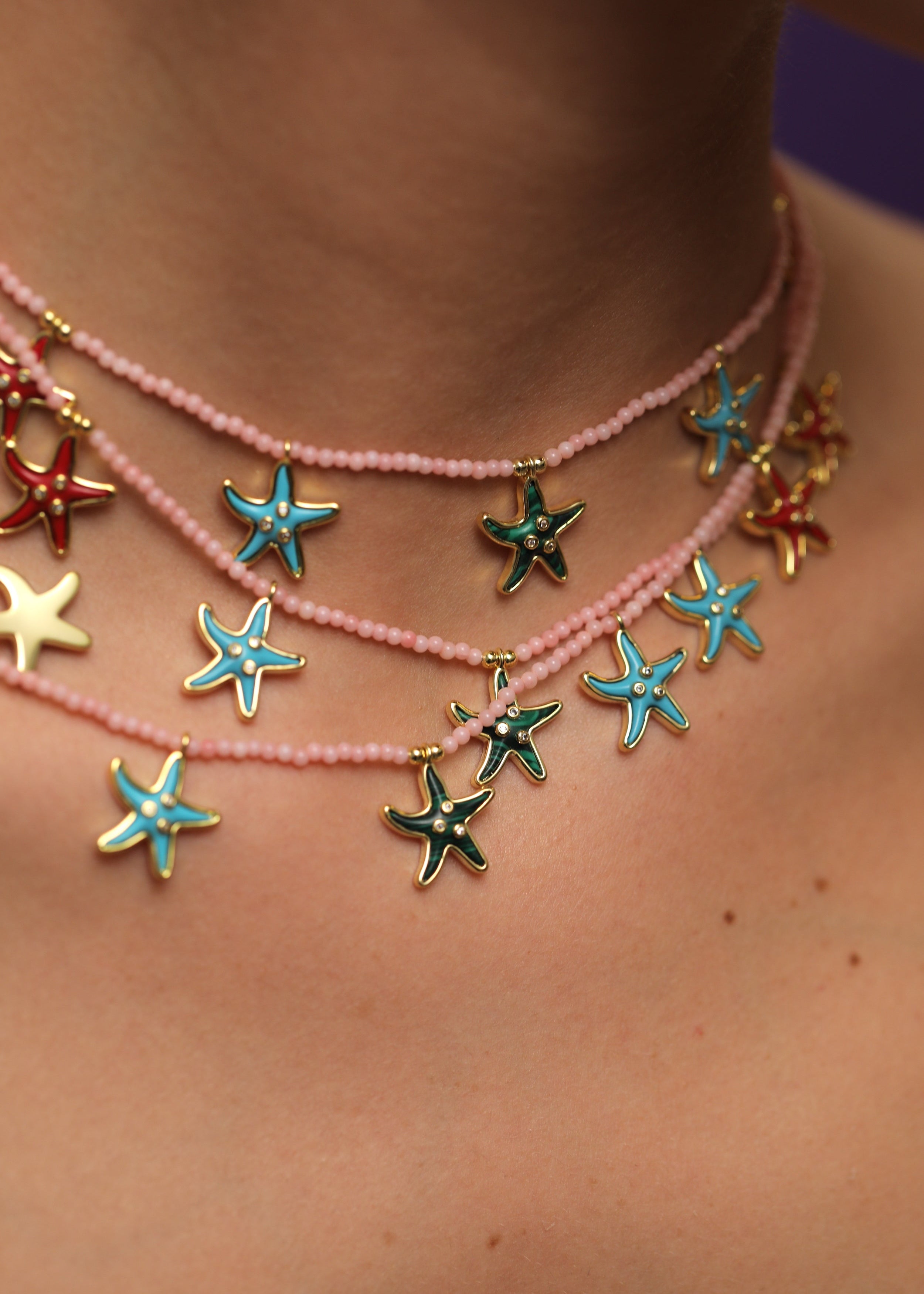 Starfish Coral Necklace
