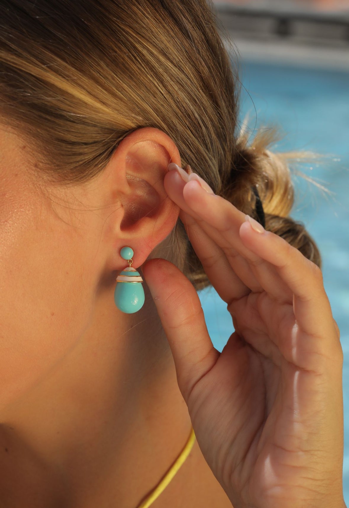'Spirulina Smoothie' Gelato Drop Earrings