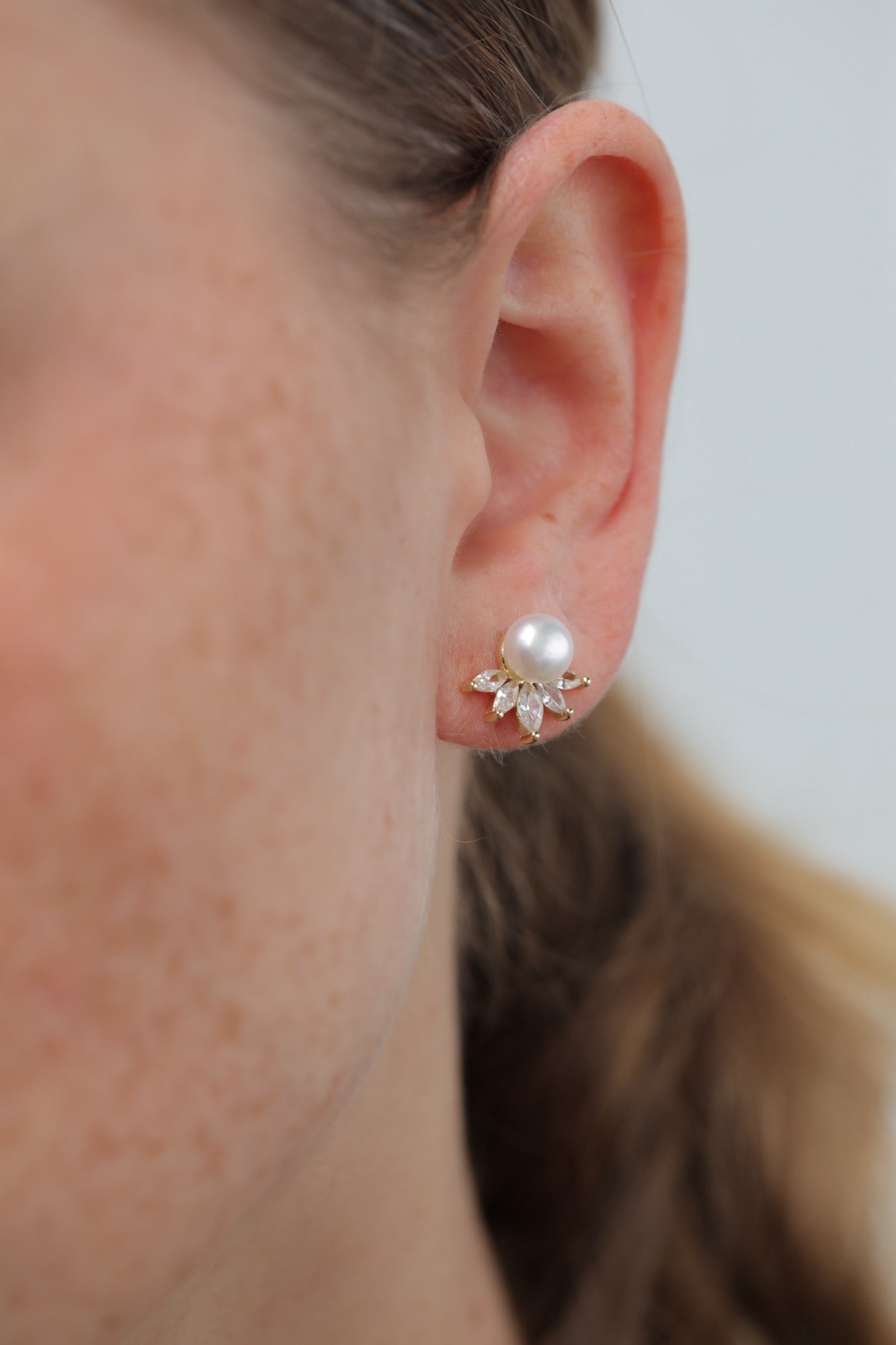 Starburst Pearl Earrings