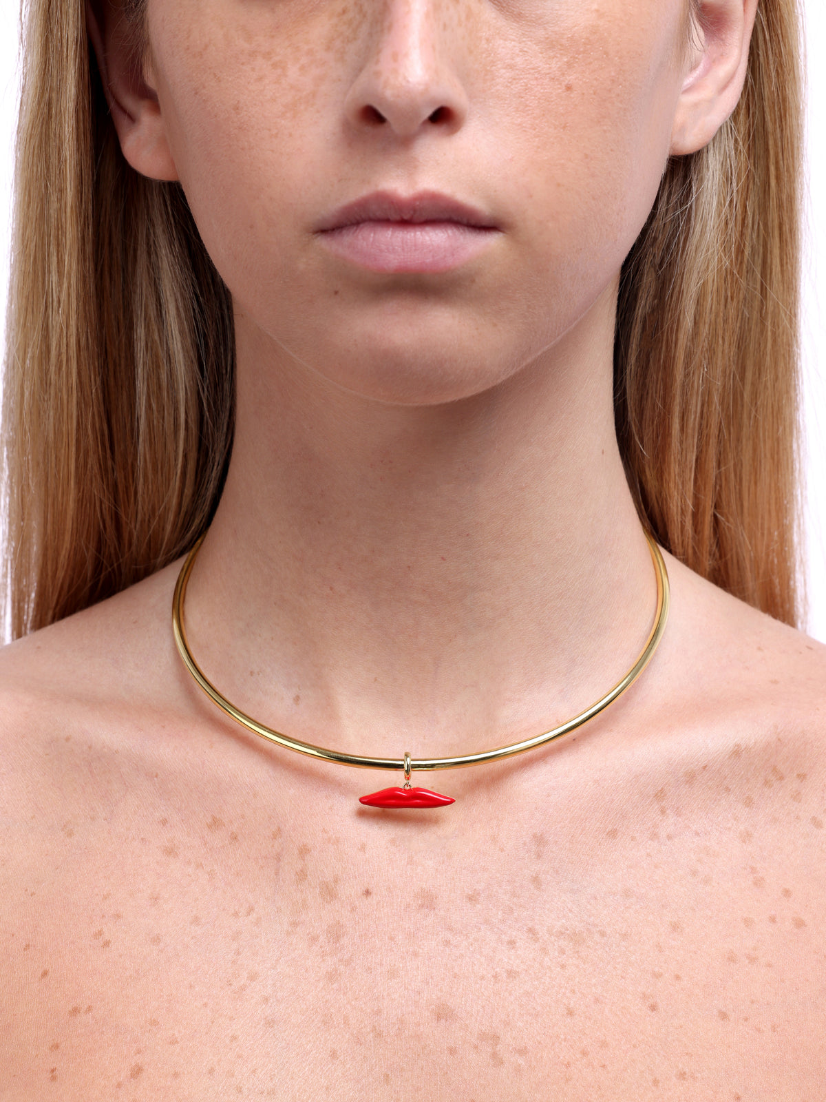 Bold Kiss Necklace
