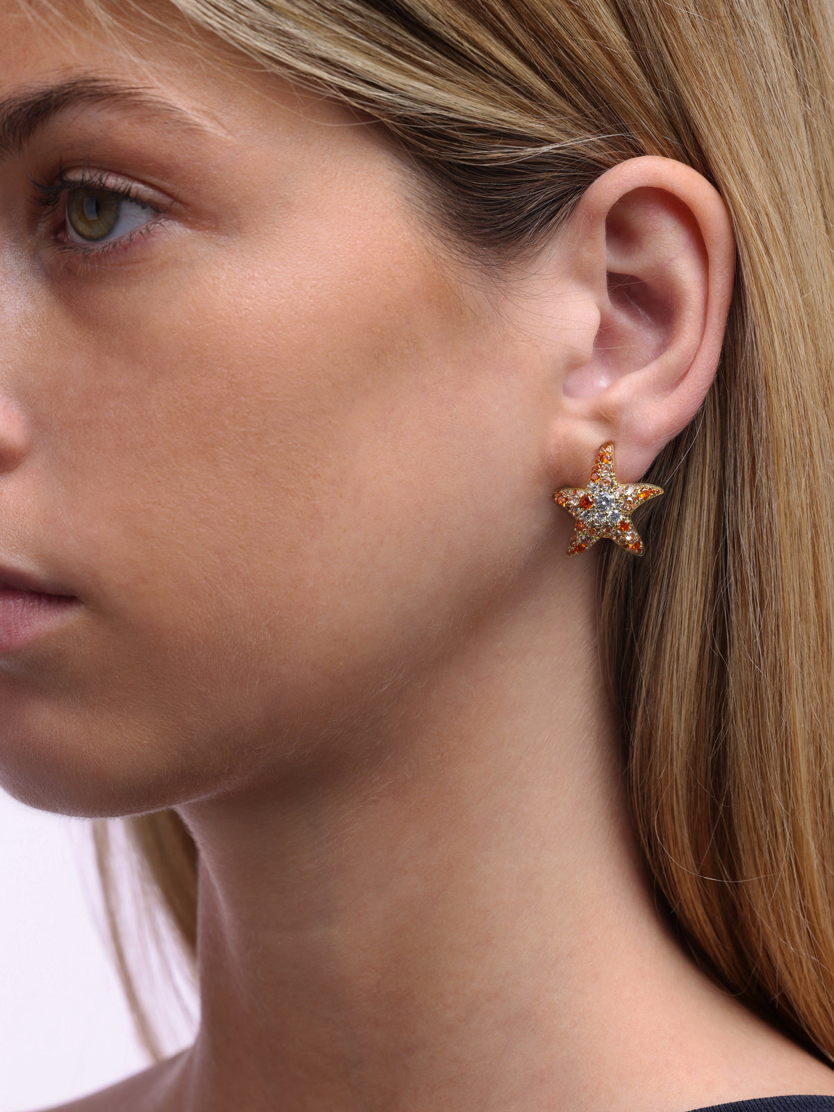 Glow Starfish Earrings