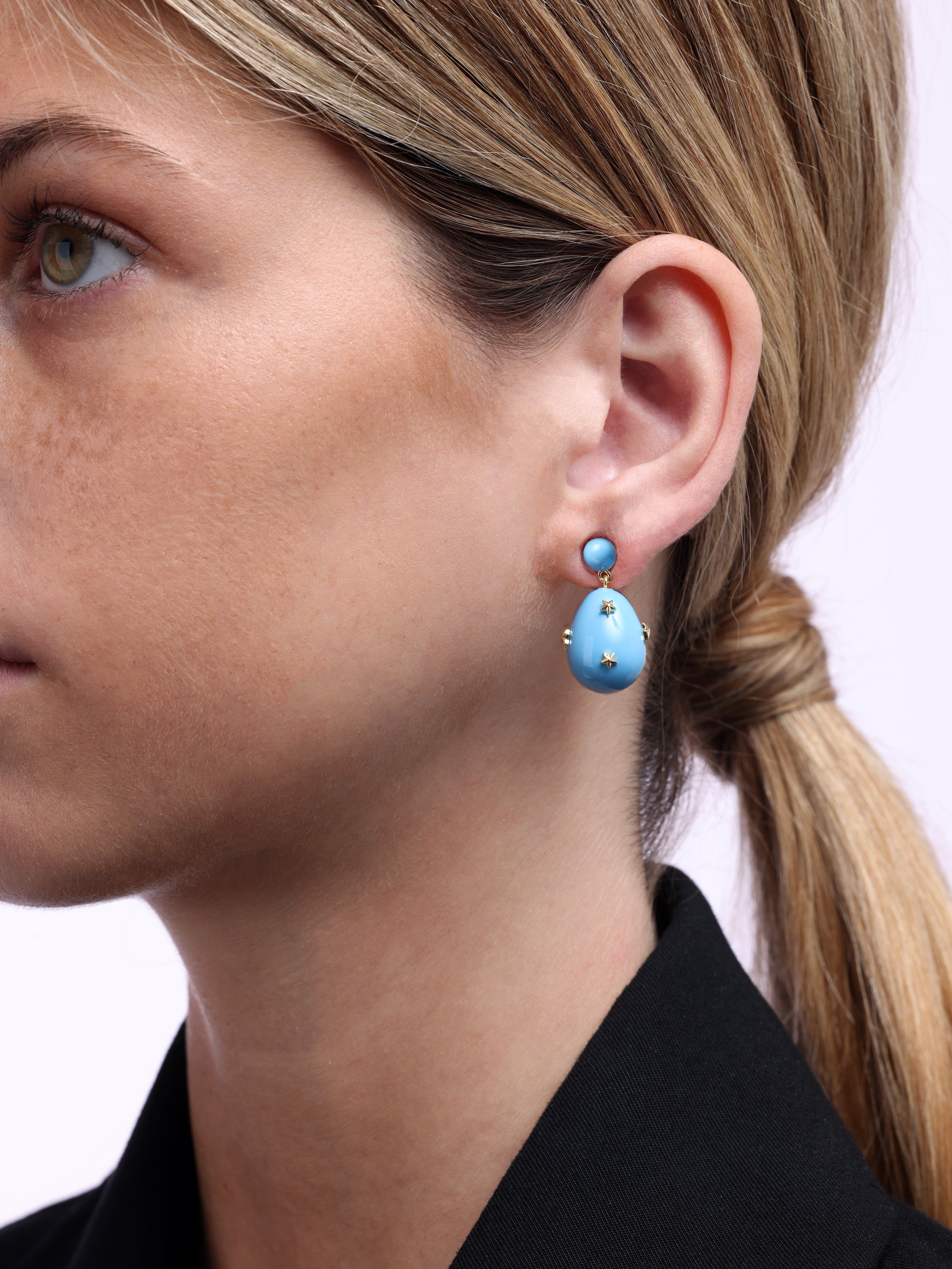 Mini Galaxy Drop Earrings