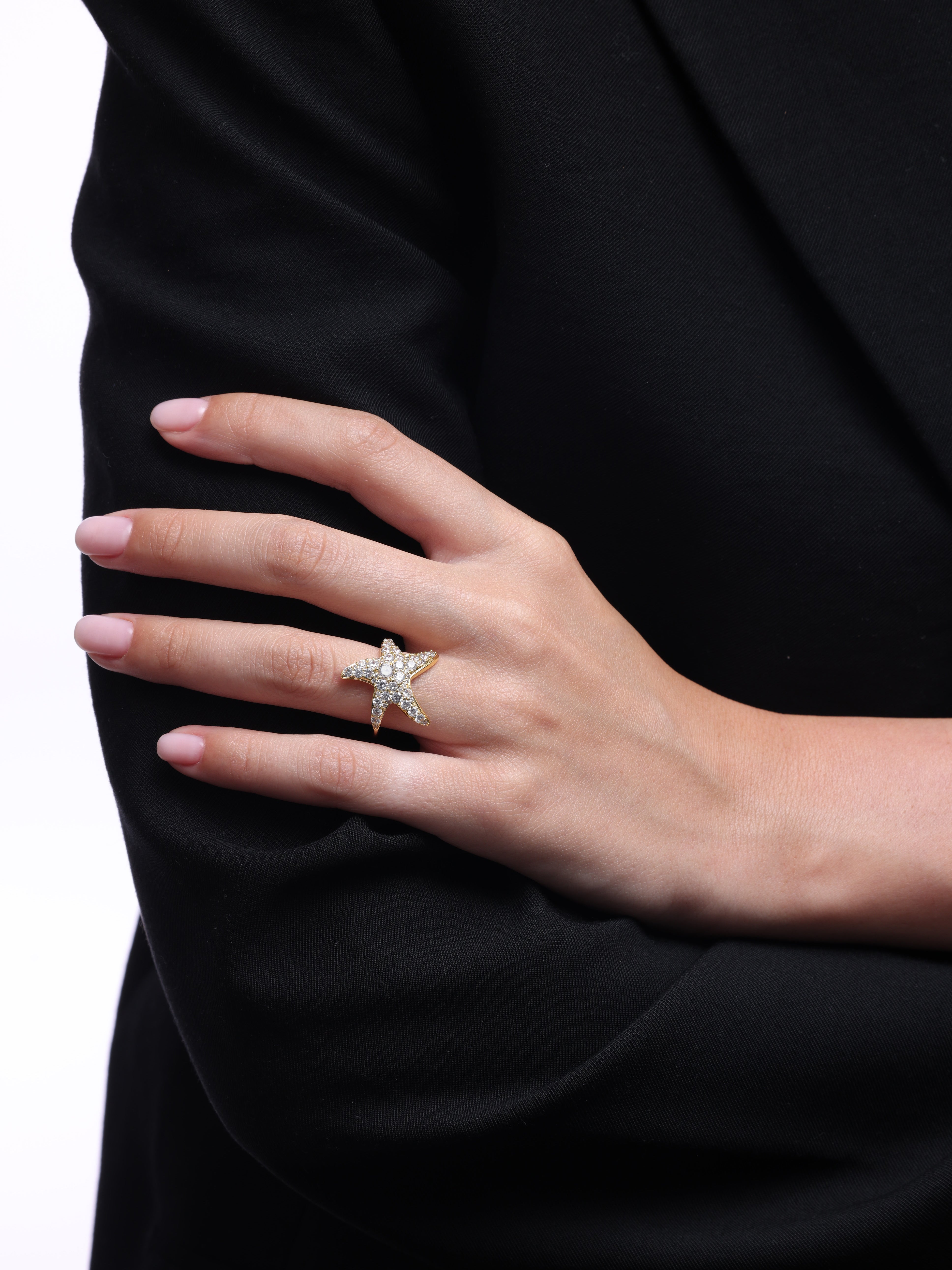 Spark Starfish Ring