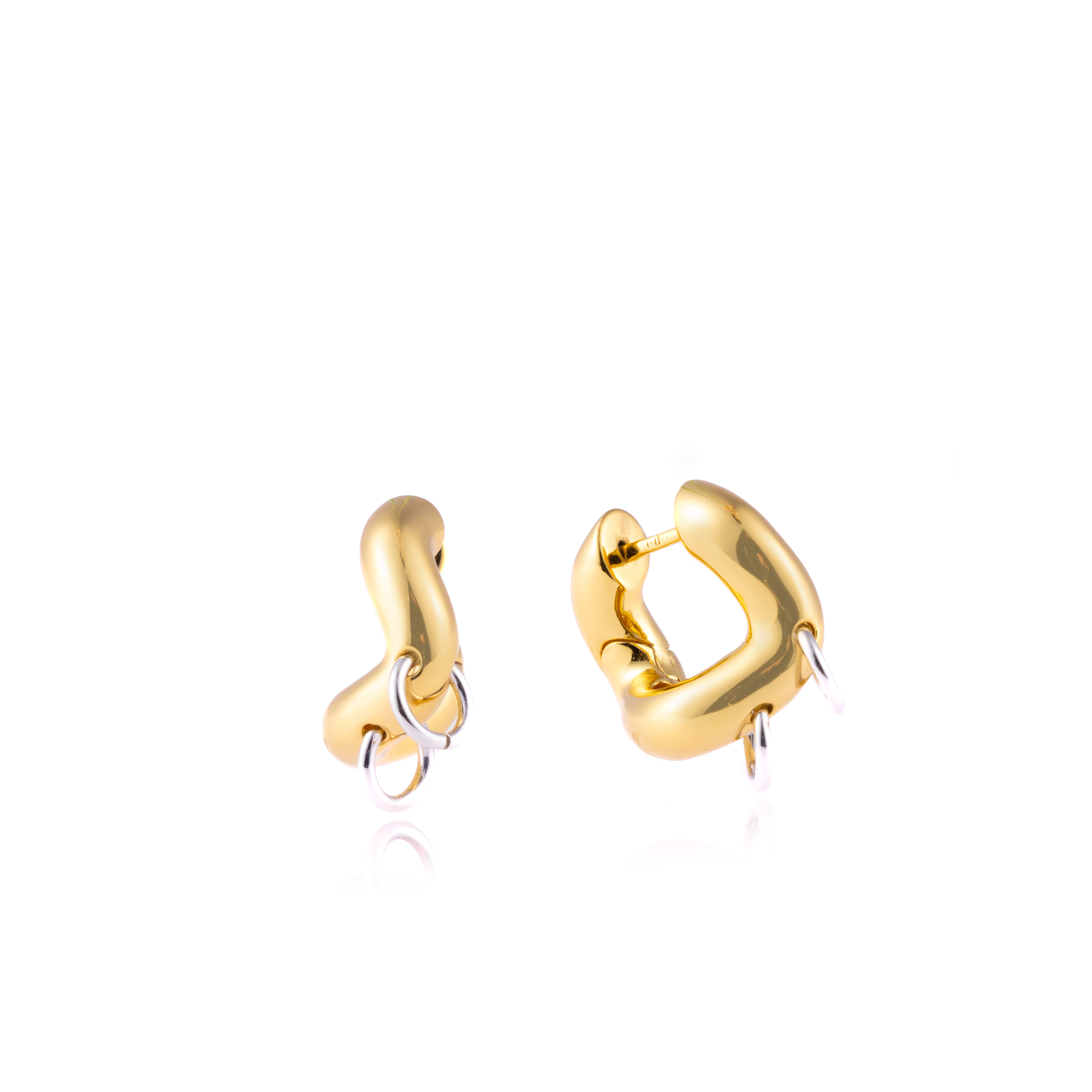 Gold Pierced Earrings