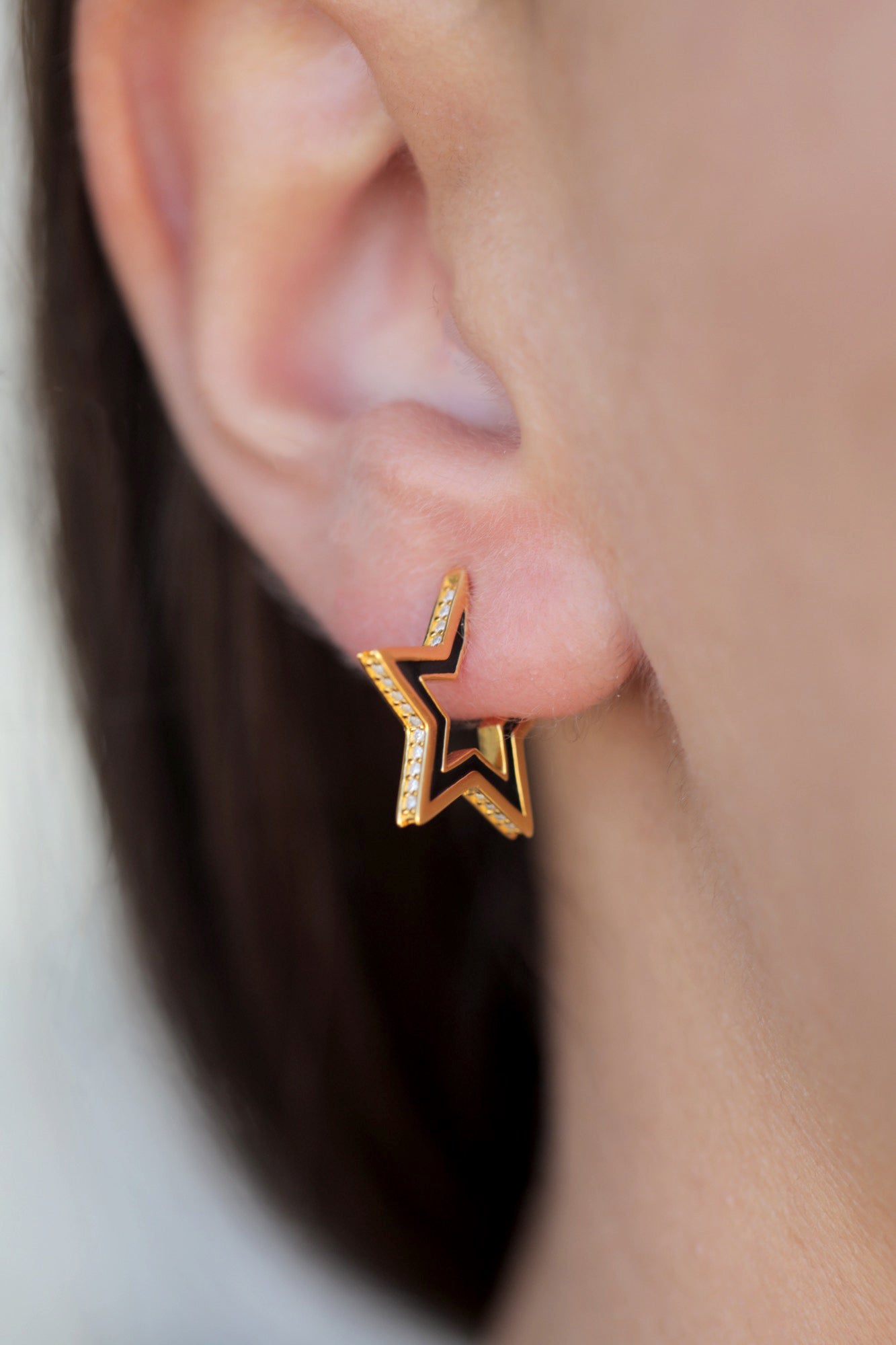 Stellar Hoop Earrings