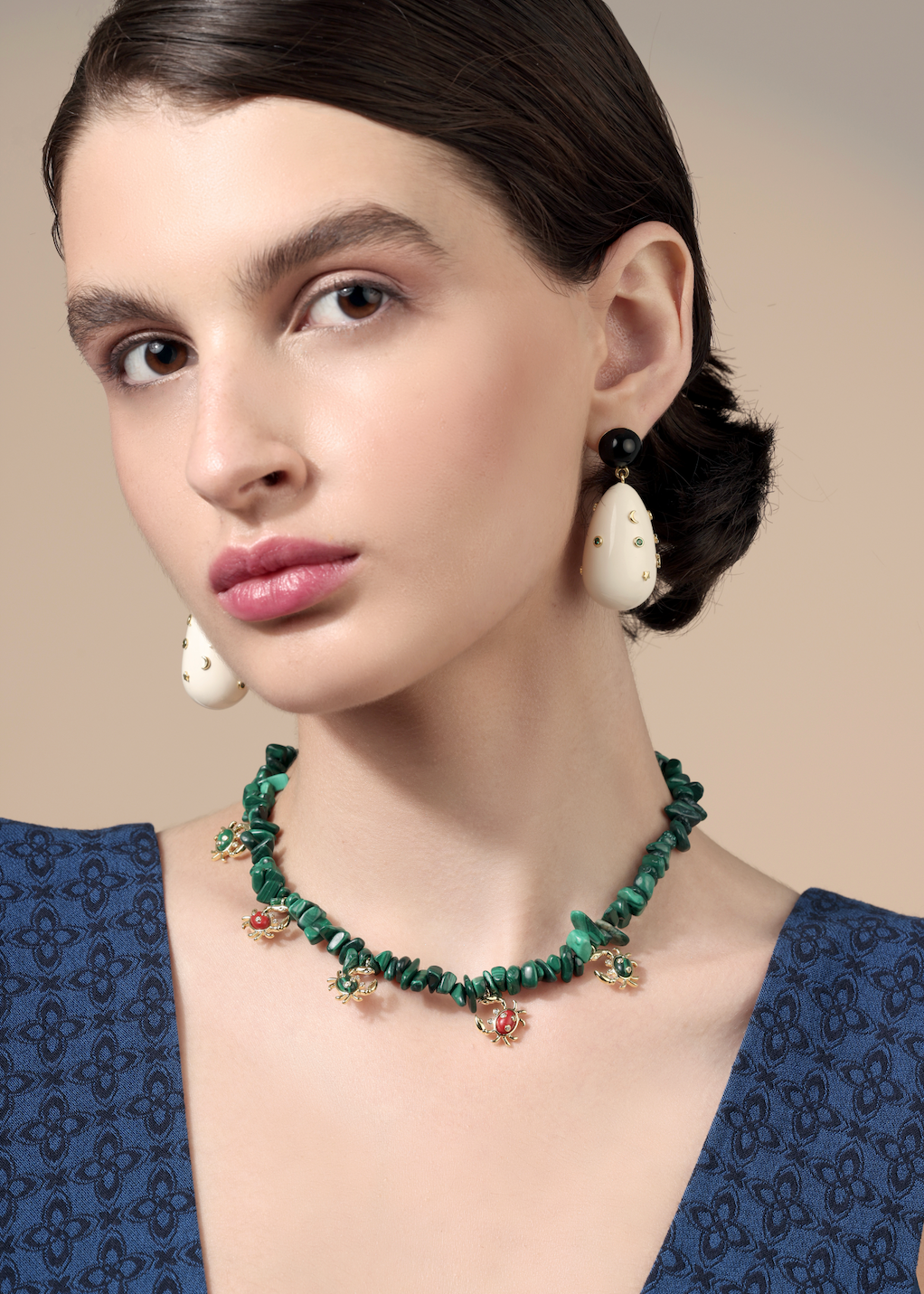 Large Galaxy Drop Earrings