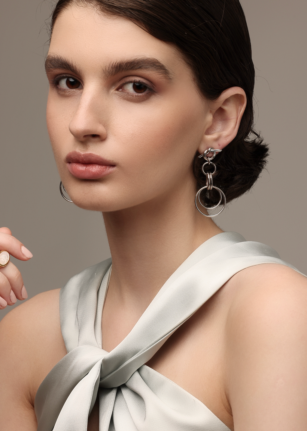 Silver Loop Earrings