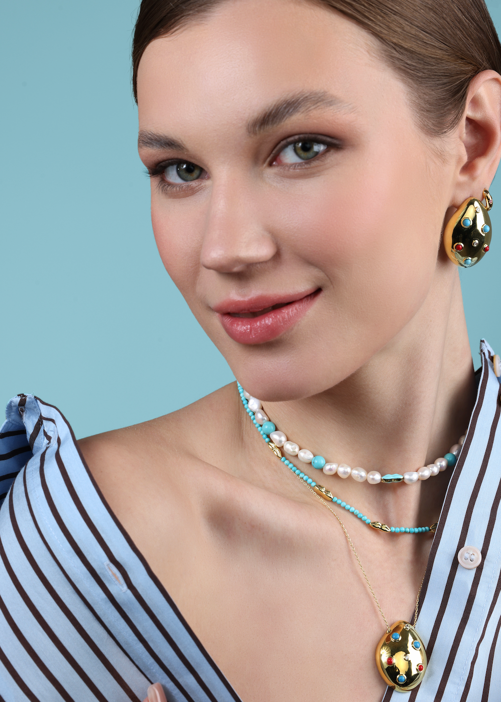 Radiant Dropshape Necklace - Large