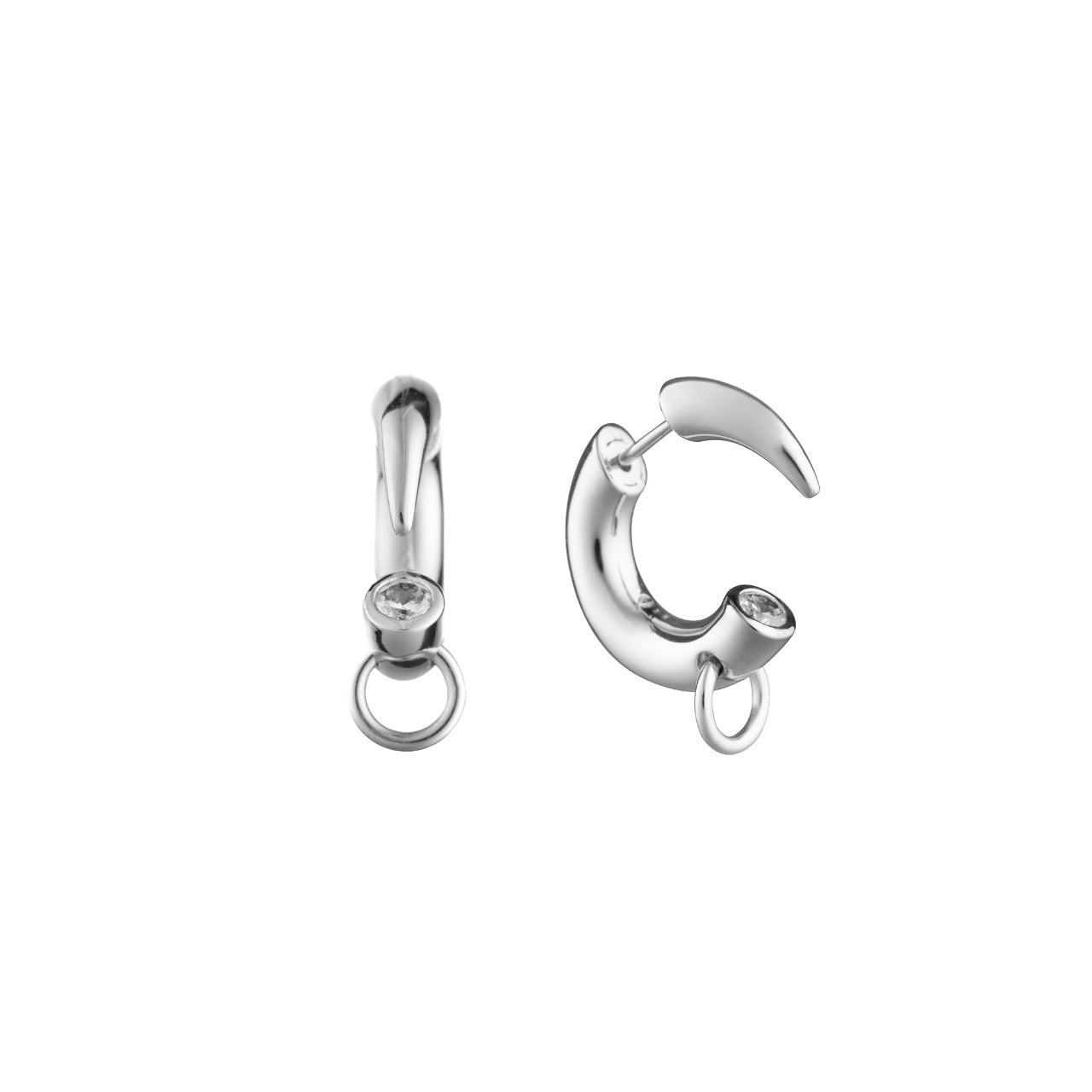 Fang Earrings With SW Crystals