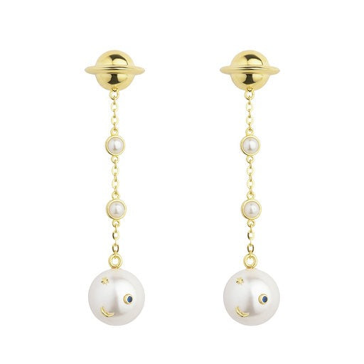 Pearl Galaxy Earrings