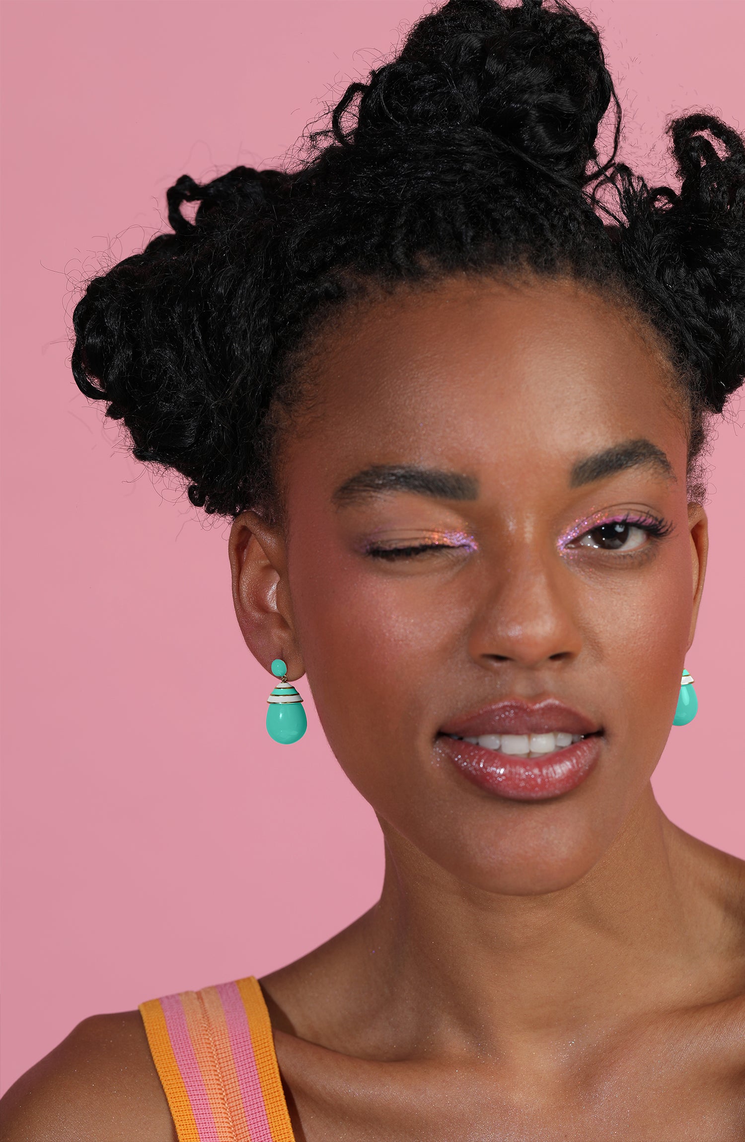 'Spirulina Smoothie' Gelato Drop Earrings