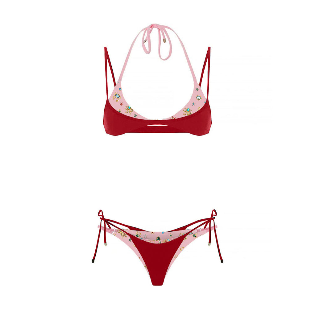 St. Tropez Bikini in Ruby Rose