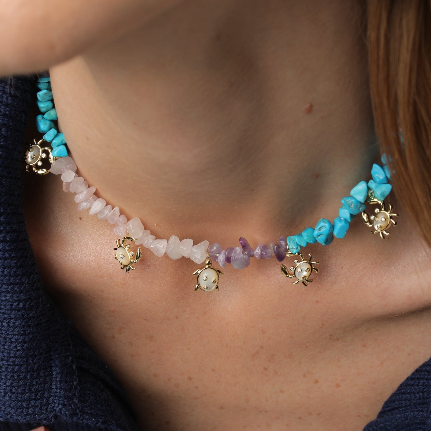 Pastel Sea Animal Necklace