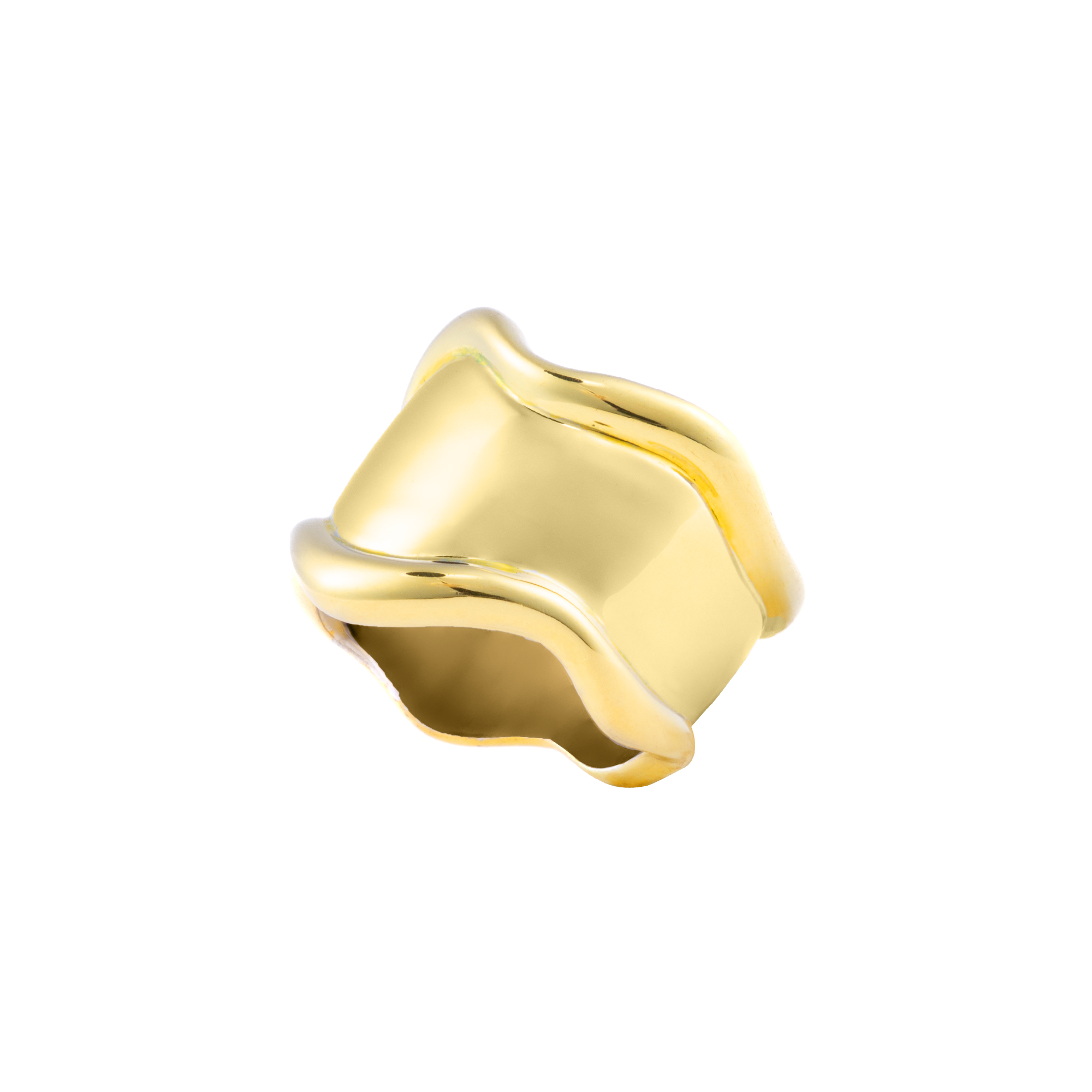 Gold Wavy Ring
