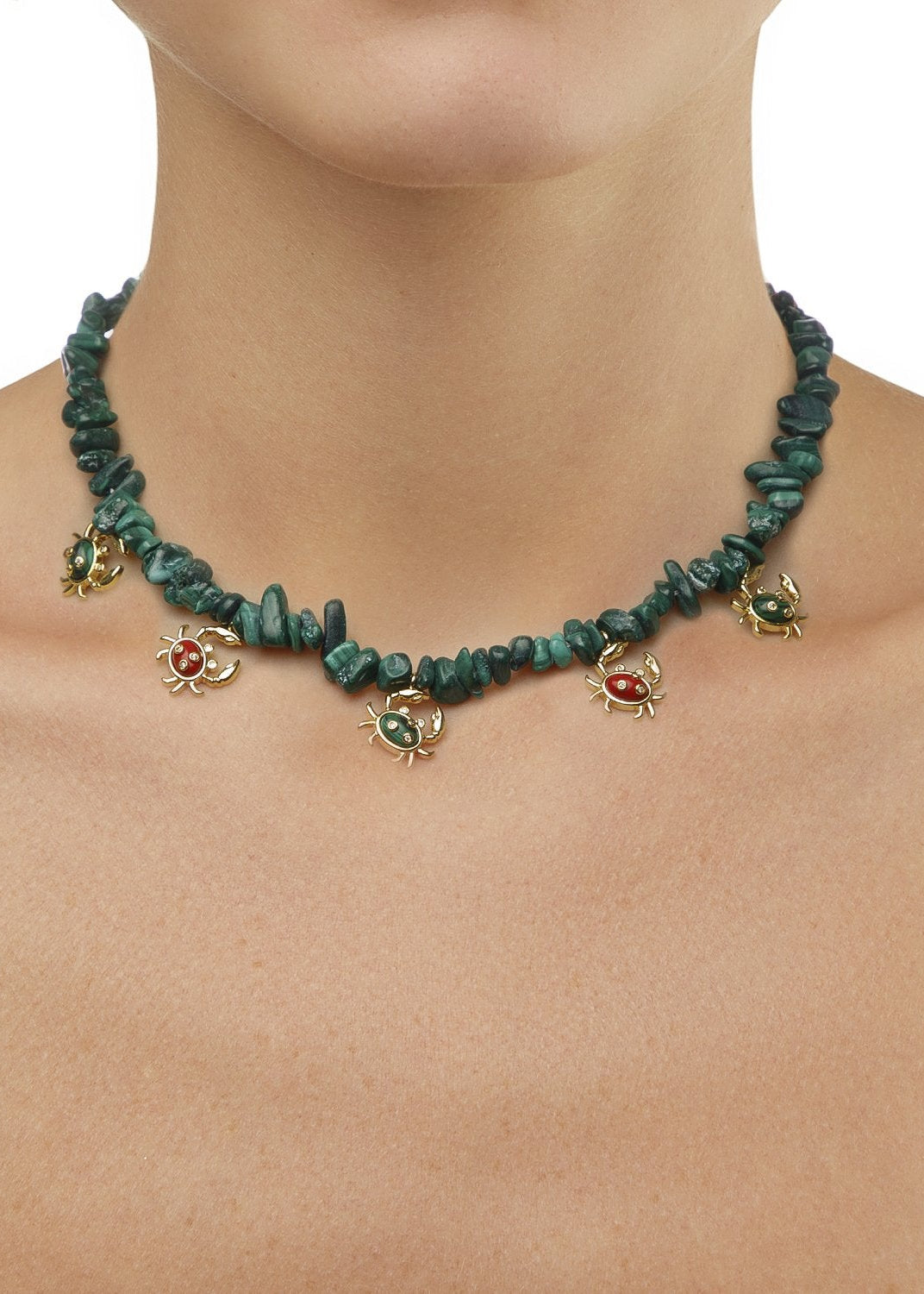 Malachite Sea Animal Necklace