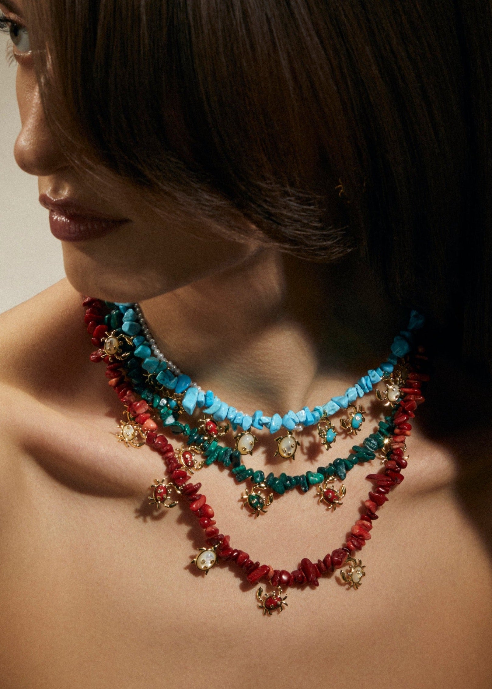 Turquoise Sea Animal Necklace