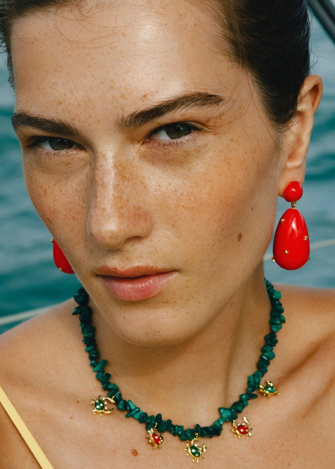 Large Galaxy Drop Earrings