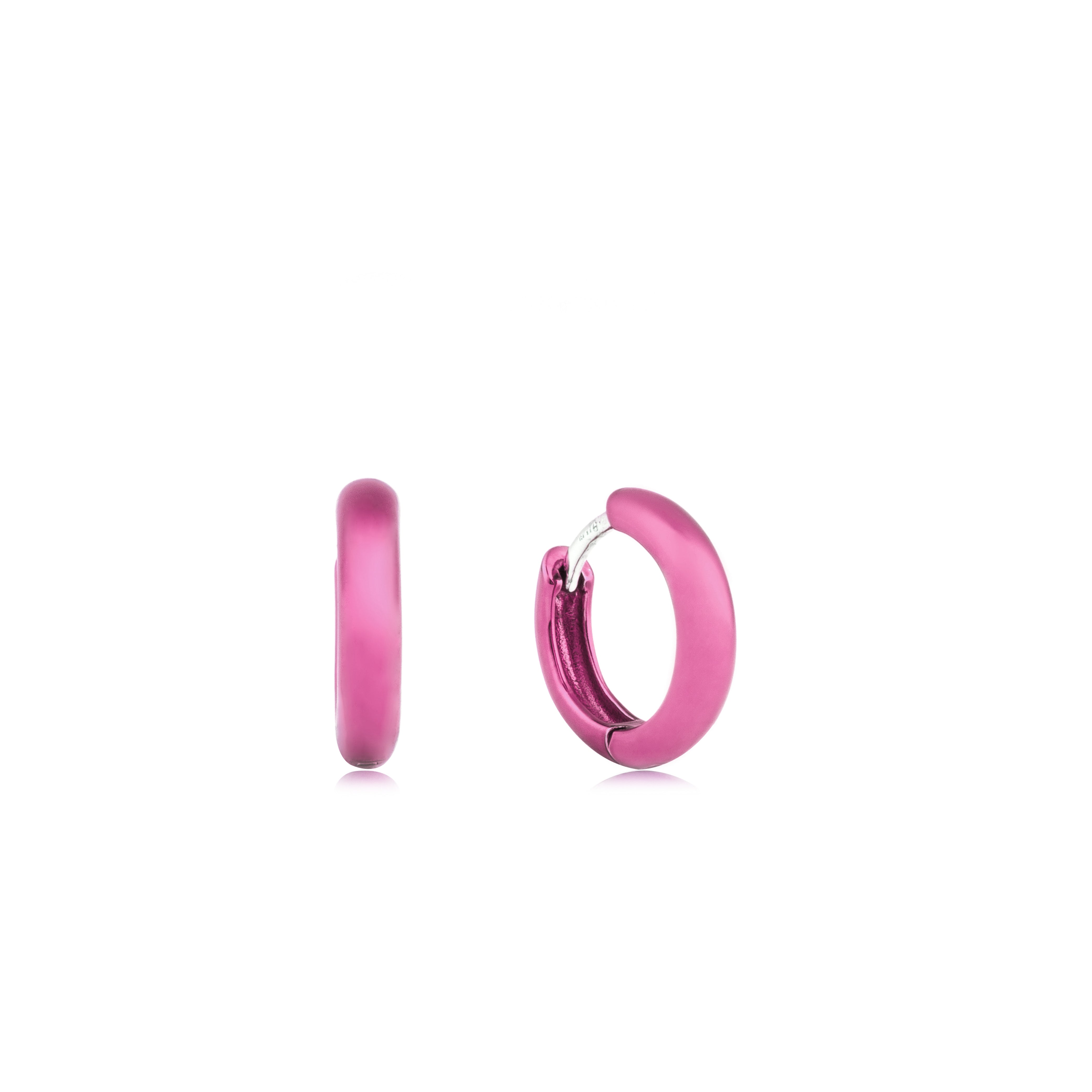 Mini Pink Hoops