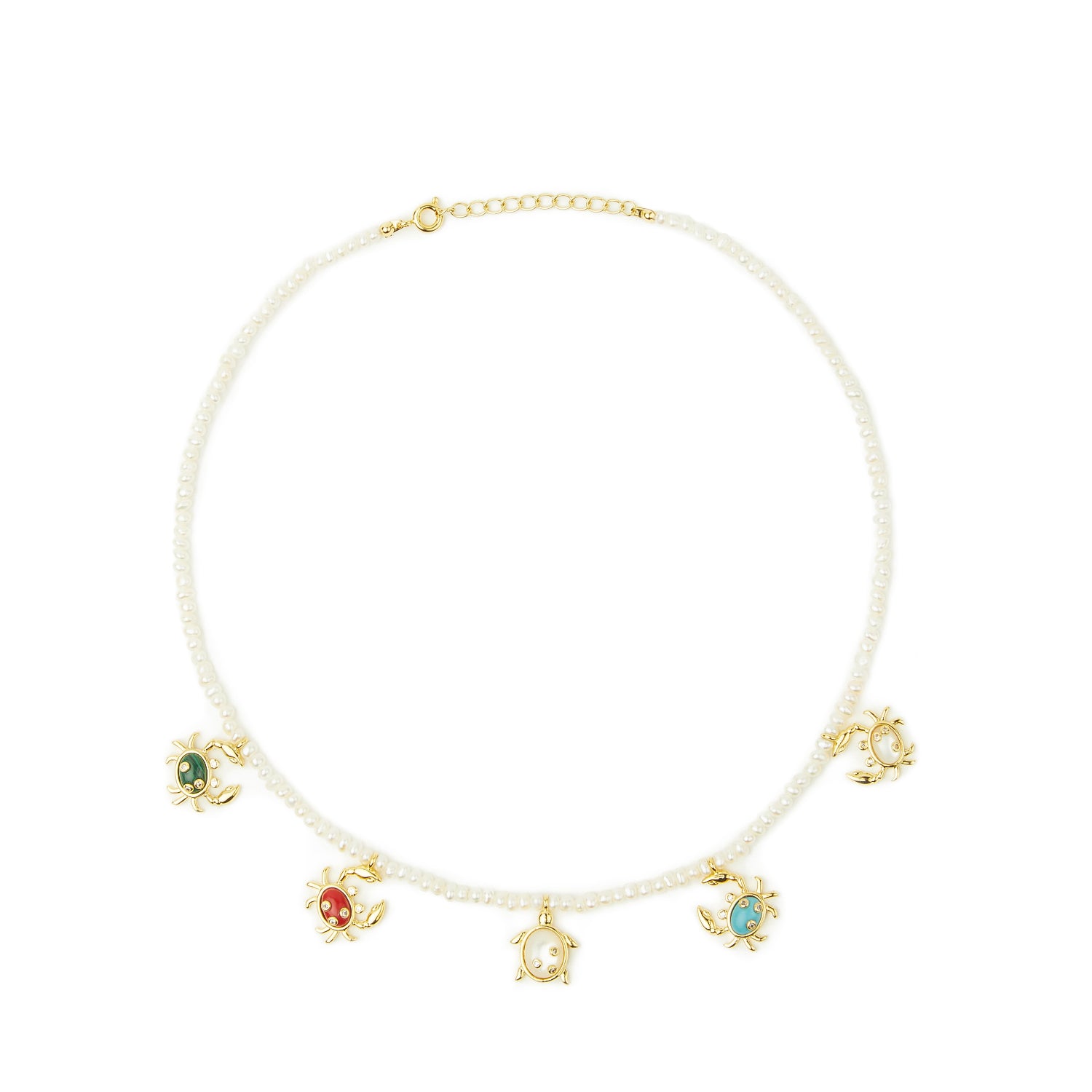 Pearl Sea Animal Necklace