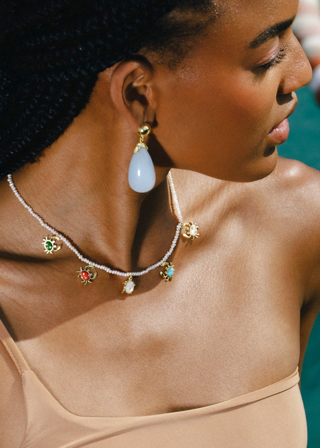 Pearl Sea Animal Necklace