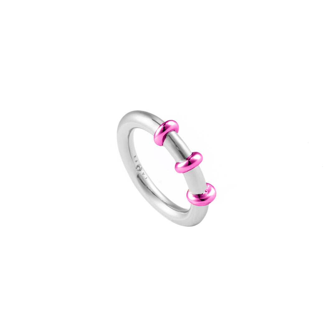 Pink Pierced Ring