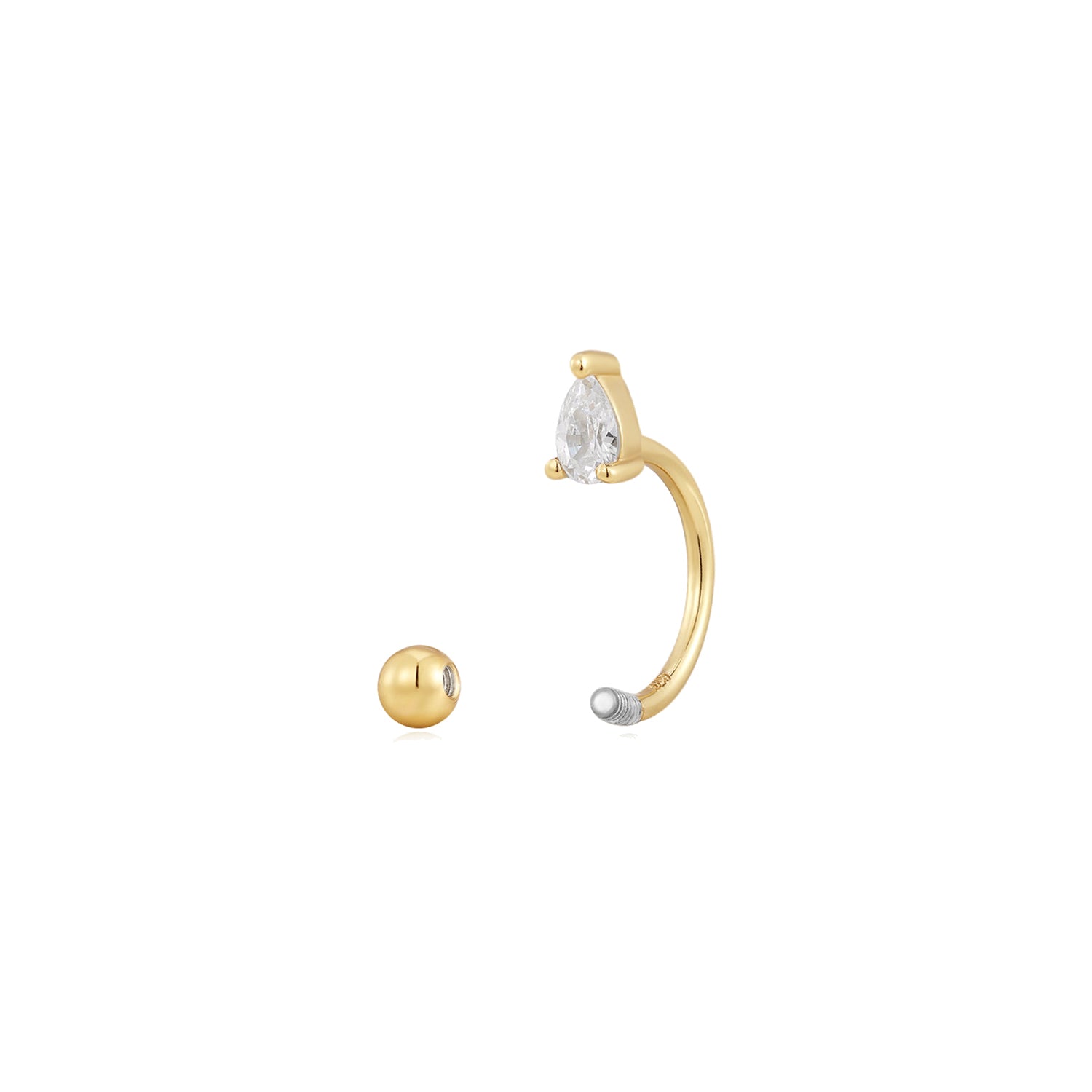 Crystal Curve Piercings