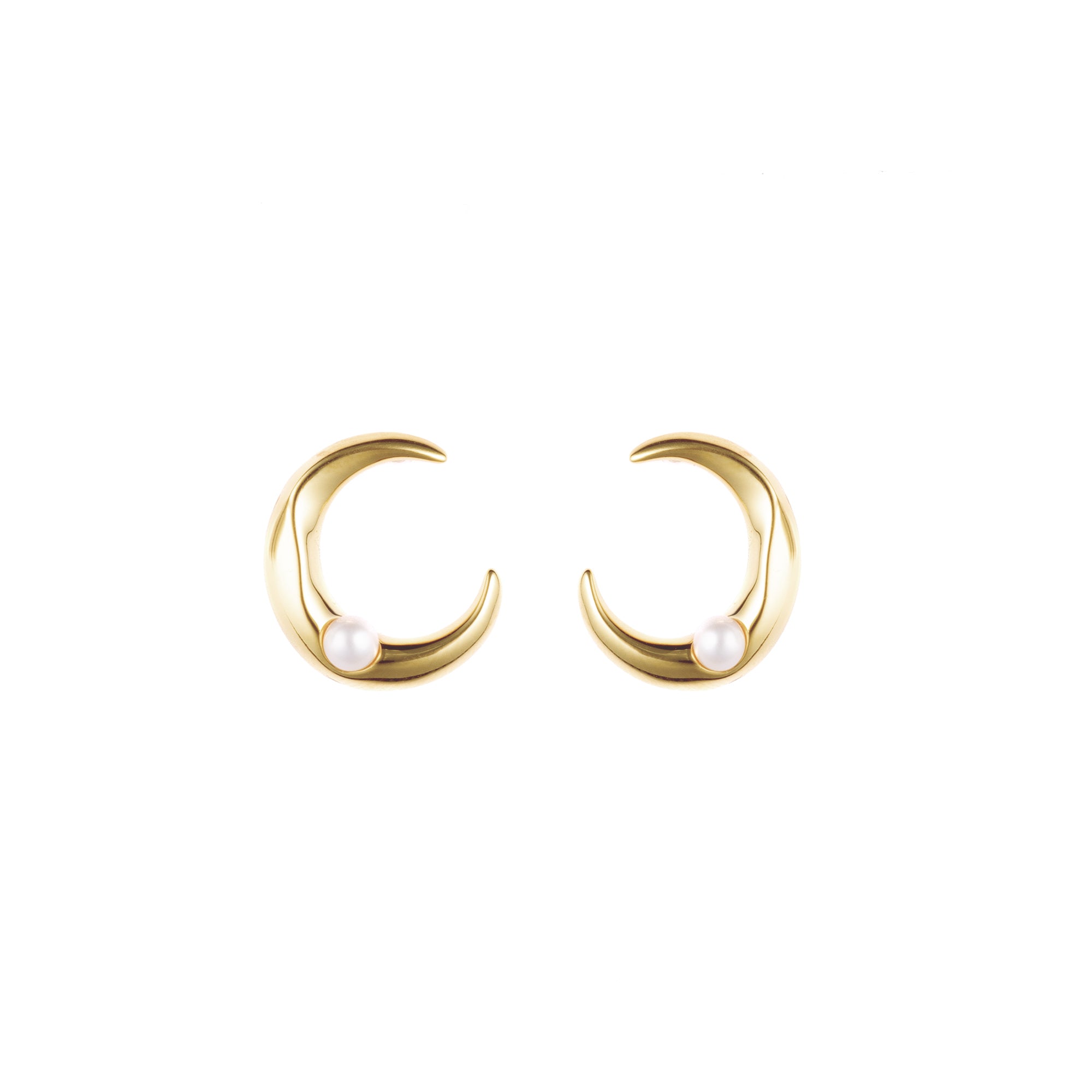 Lunar Pearl Earrings