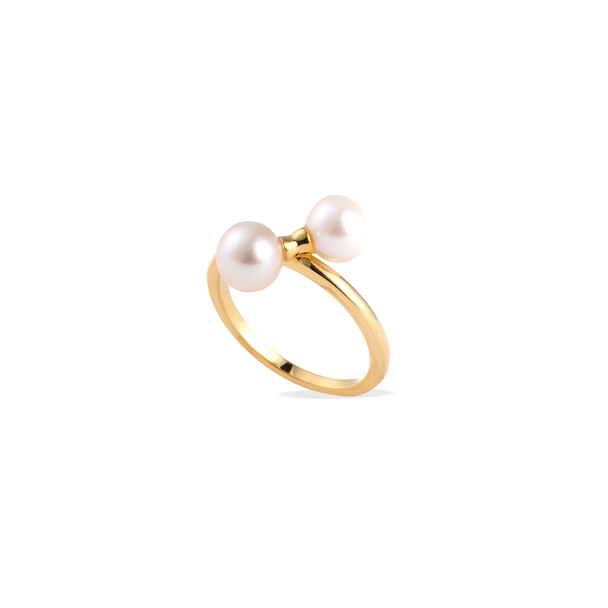 Dual Pearl Ring