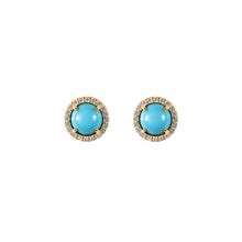 Load image into Gallery viewer, Turquoise Bliss Studs
