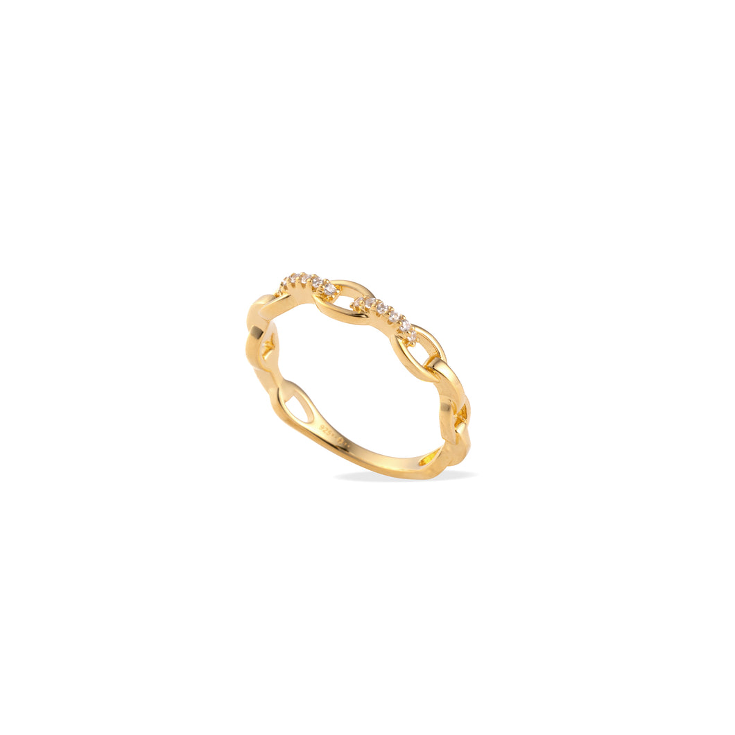 Golden Link Ring