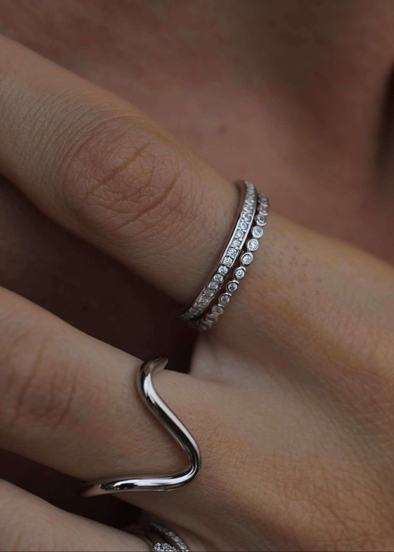 Crystal Eternity Band