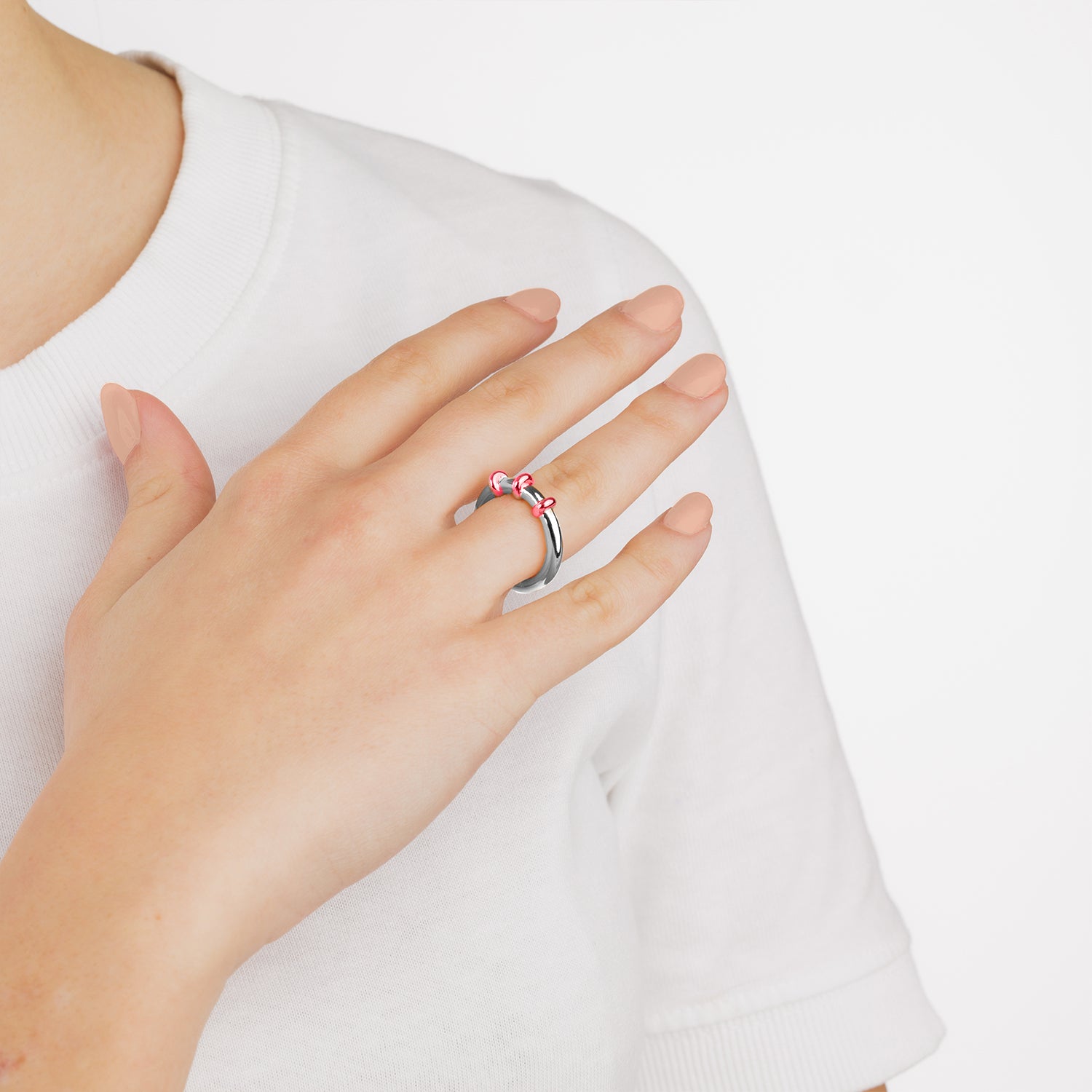 Pink Band Ring