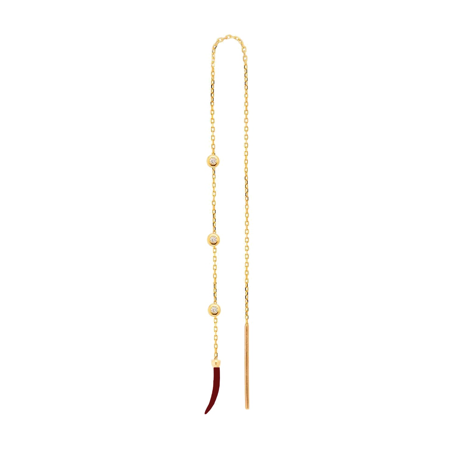 Chain Crystal Earring