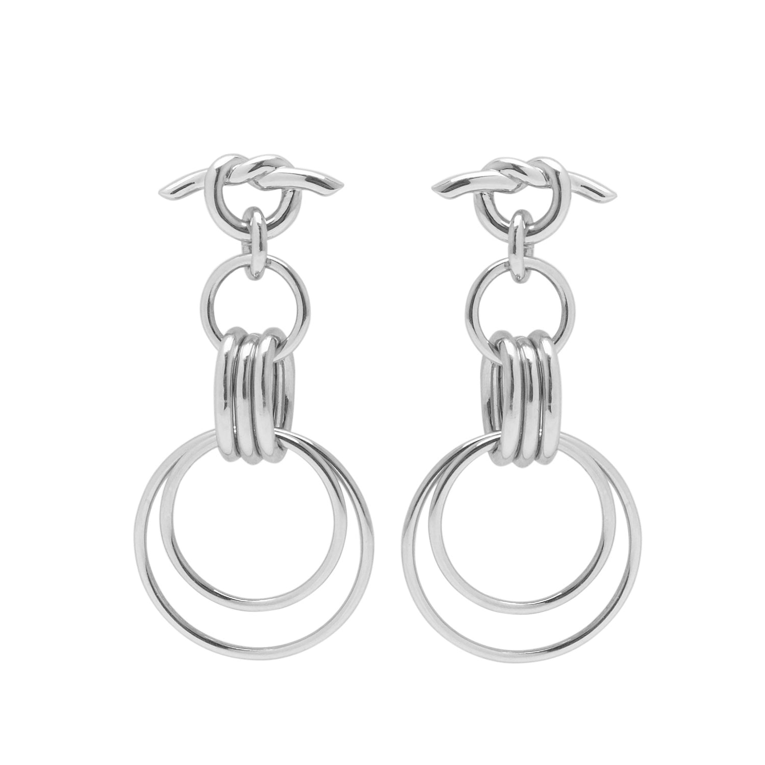 Silver Loop Earrings