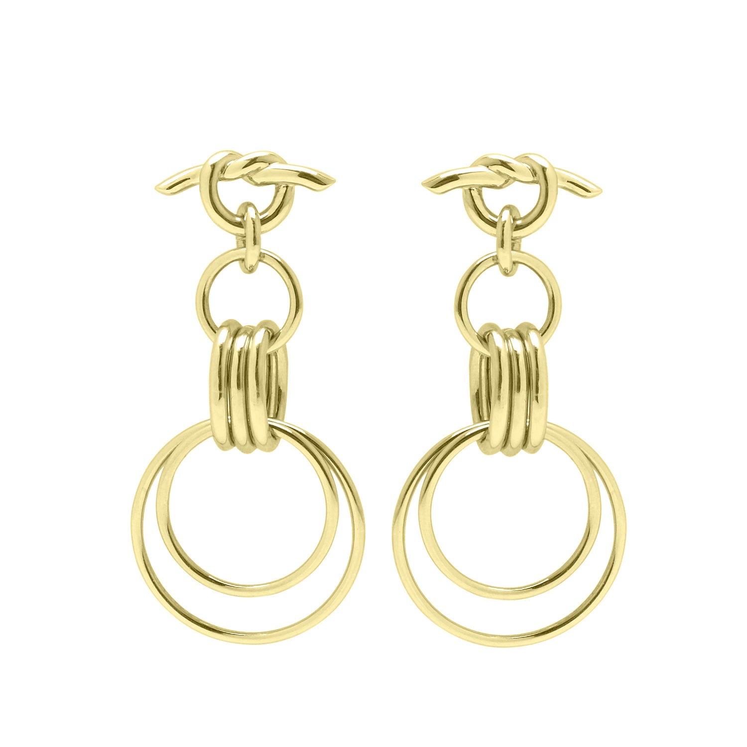 Golden Loop Earrings