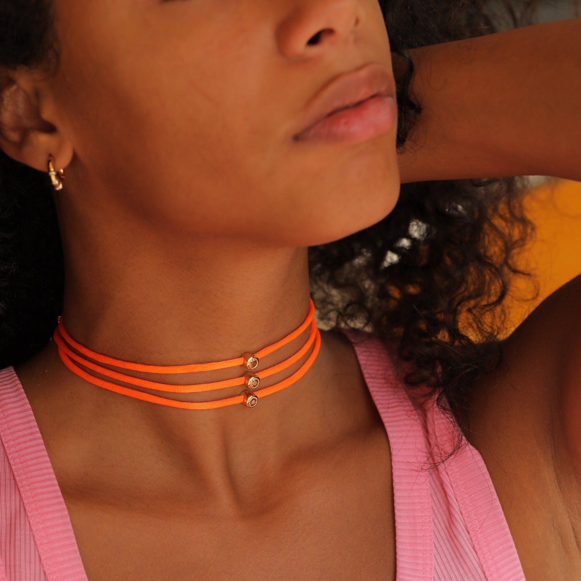 Sacral chakra choker